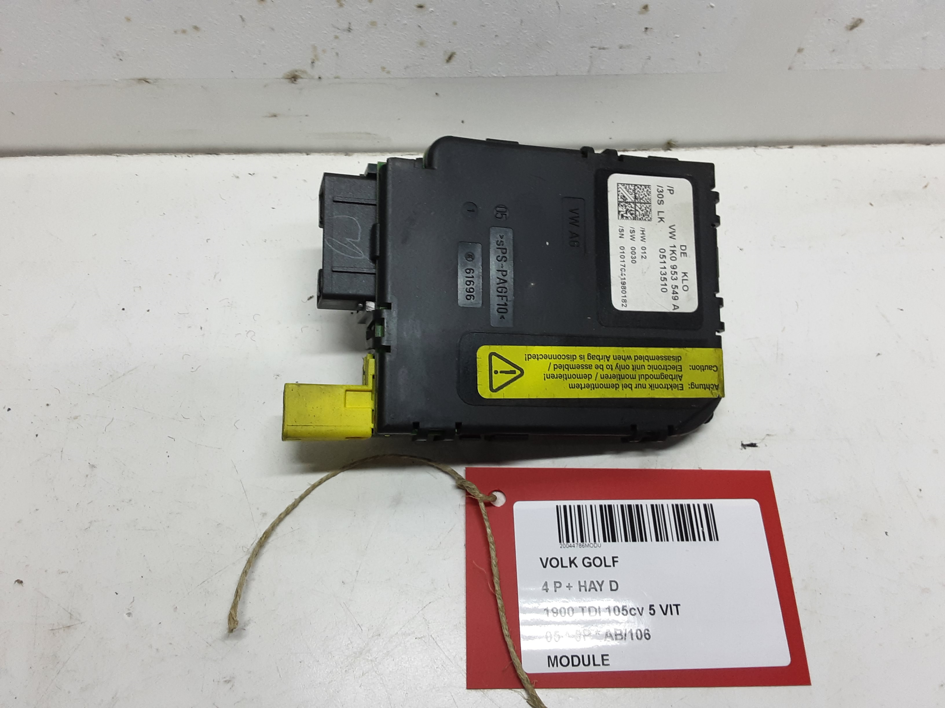 MODULE Vw GOLF V 11/03 - 08