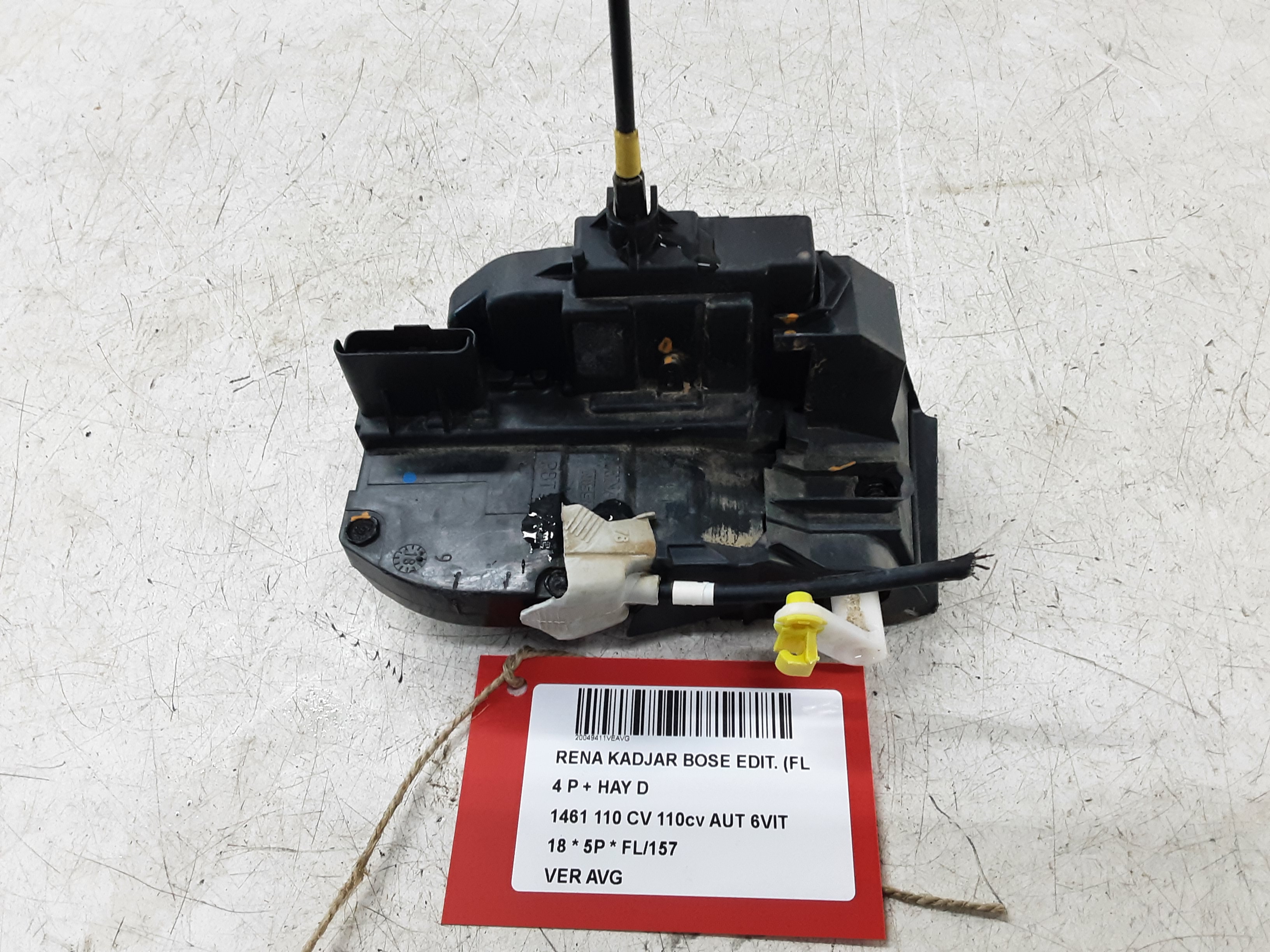 VERGRENDELING VOOR LINKS Renault KADJAR 6/15+