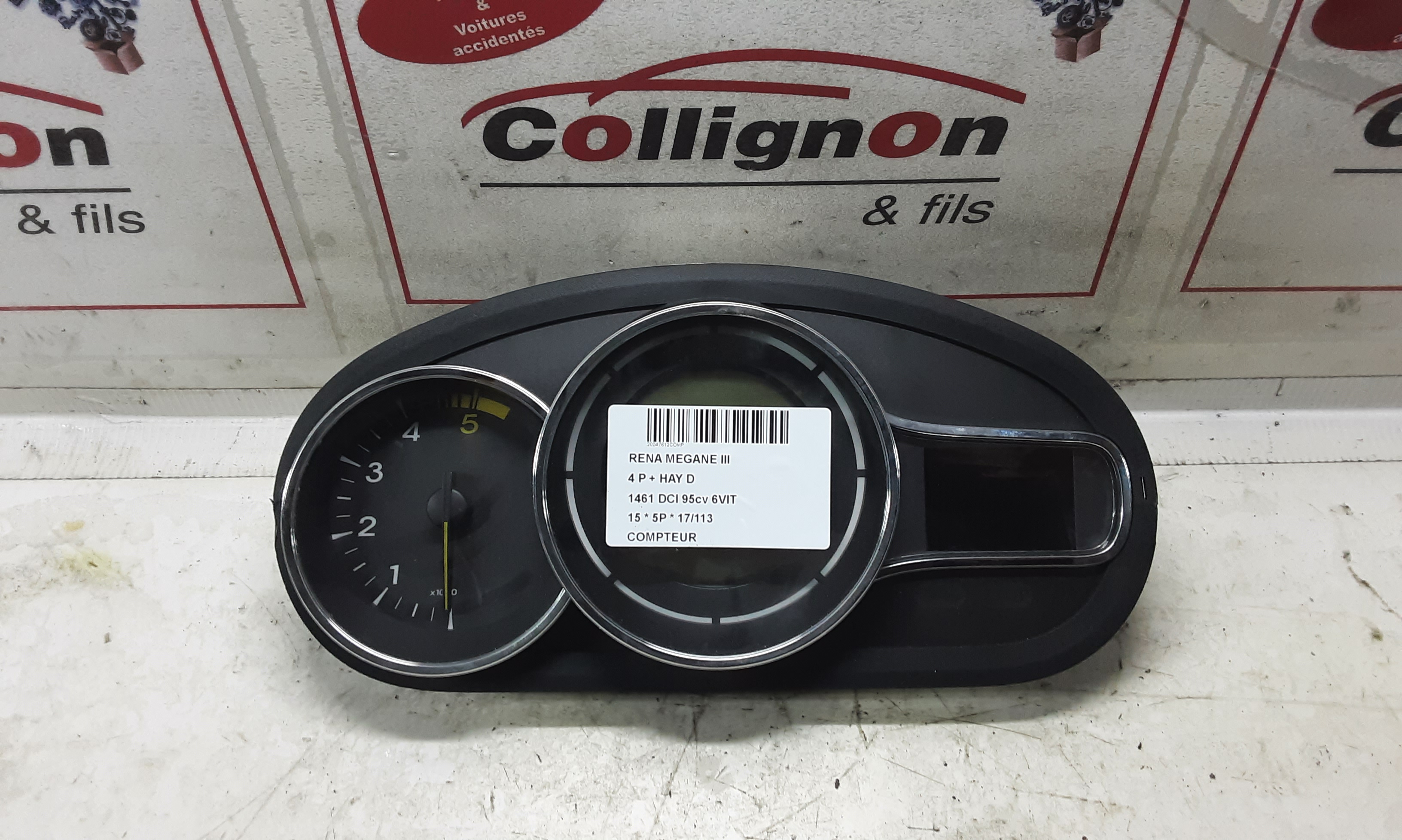 COMPTEUR Renault MEGANE 09 - 15