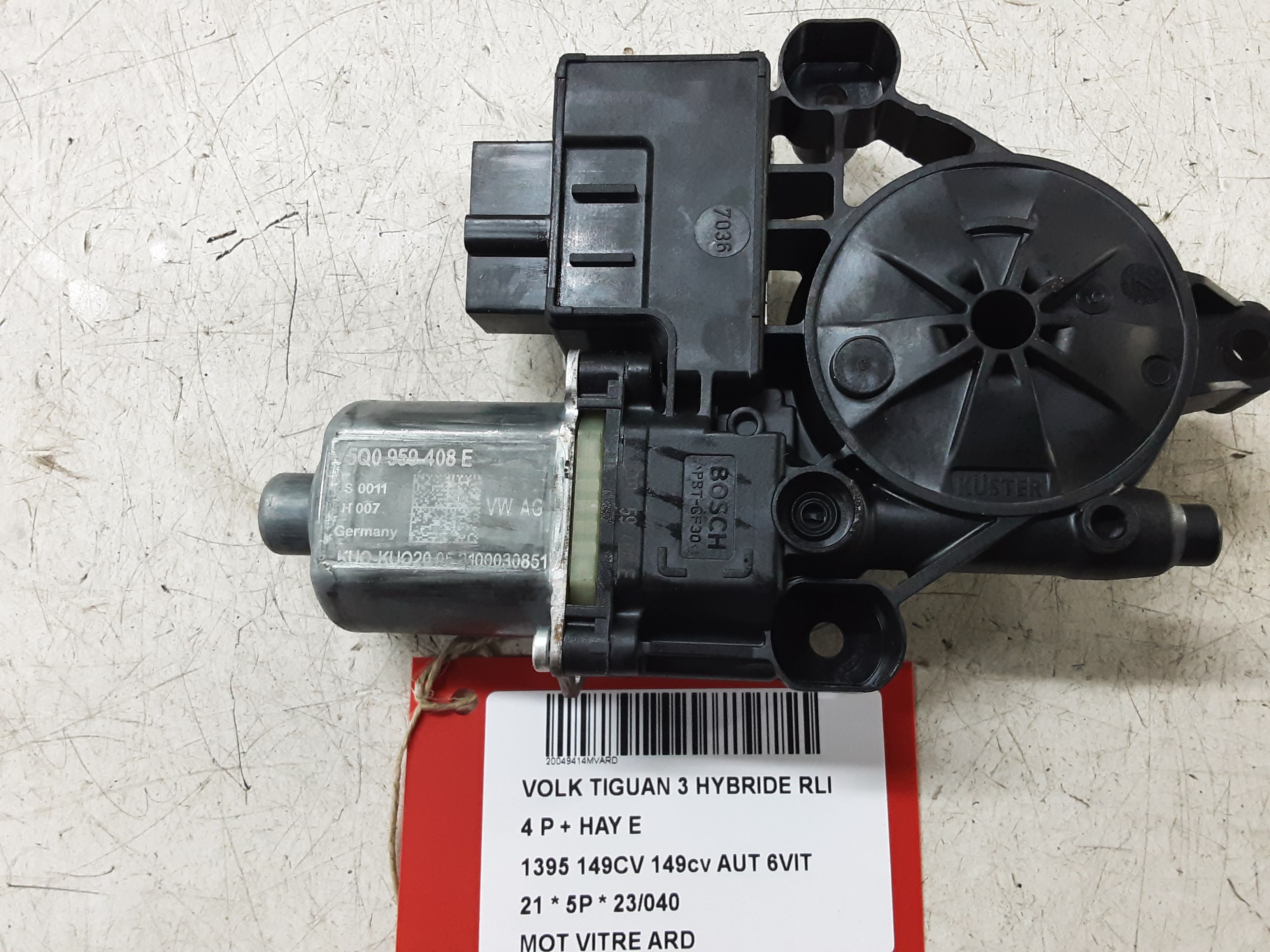 MOTOR RUITMECHANISME ACHTER RECHTS Vw TIGUAN (3) Face Lift 10/20+ = 21+