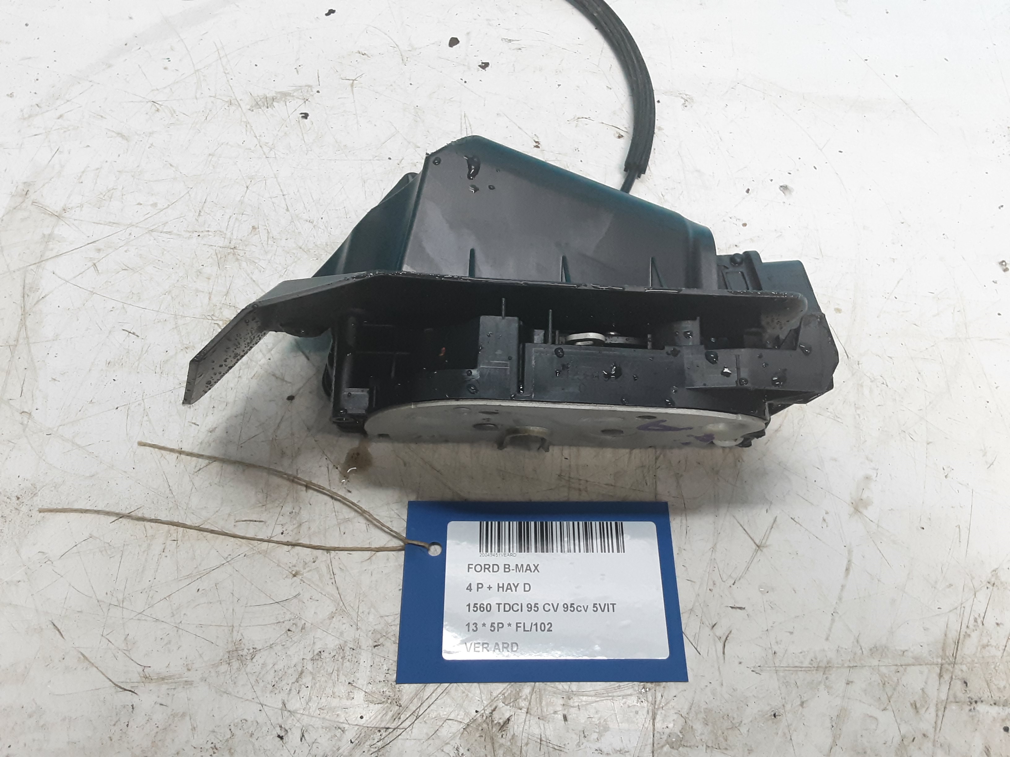 VERGRENDELING ACHTER RECHTS Ford B-MAX 10/12+
