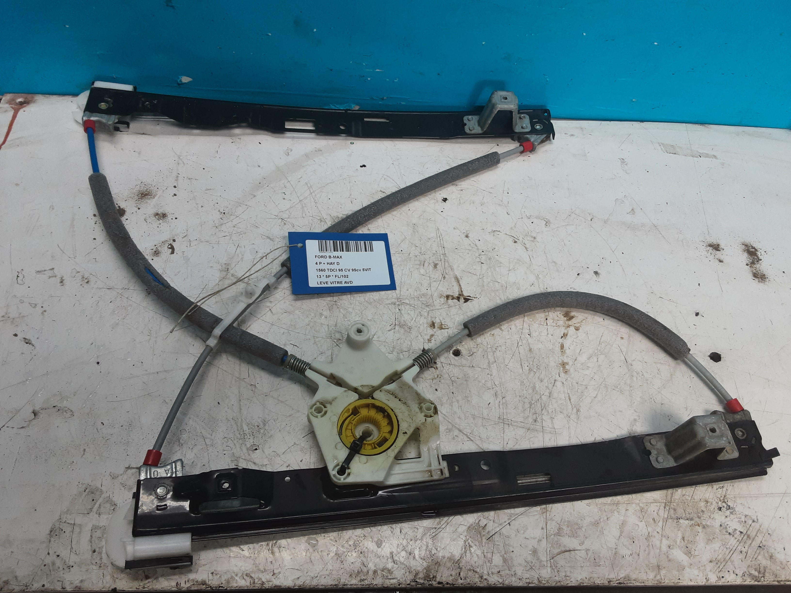 RUITMECHANISME VOOR RECHTS Ford B-MAX 10/12+