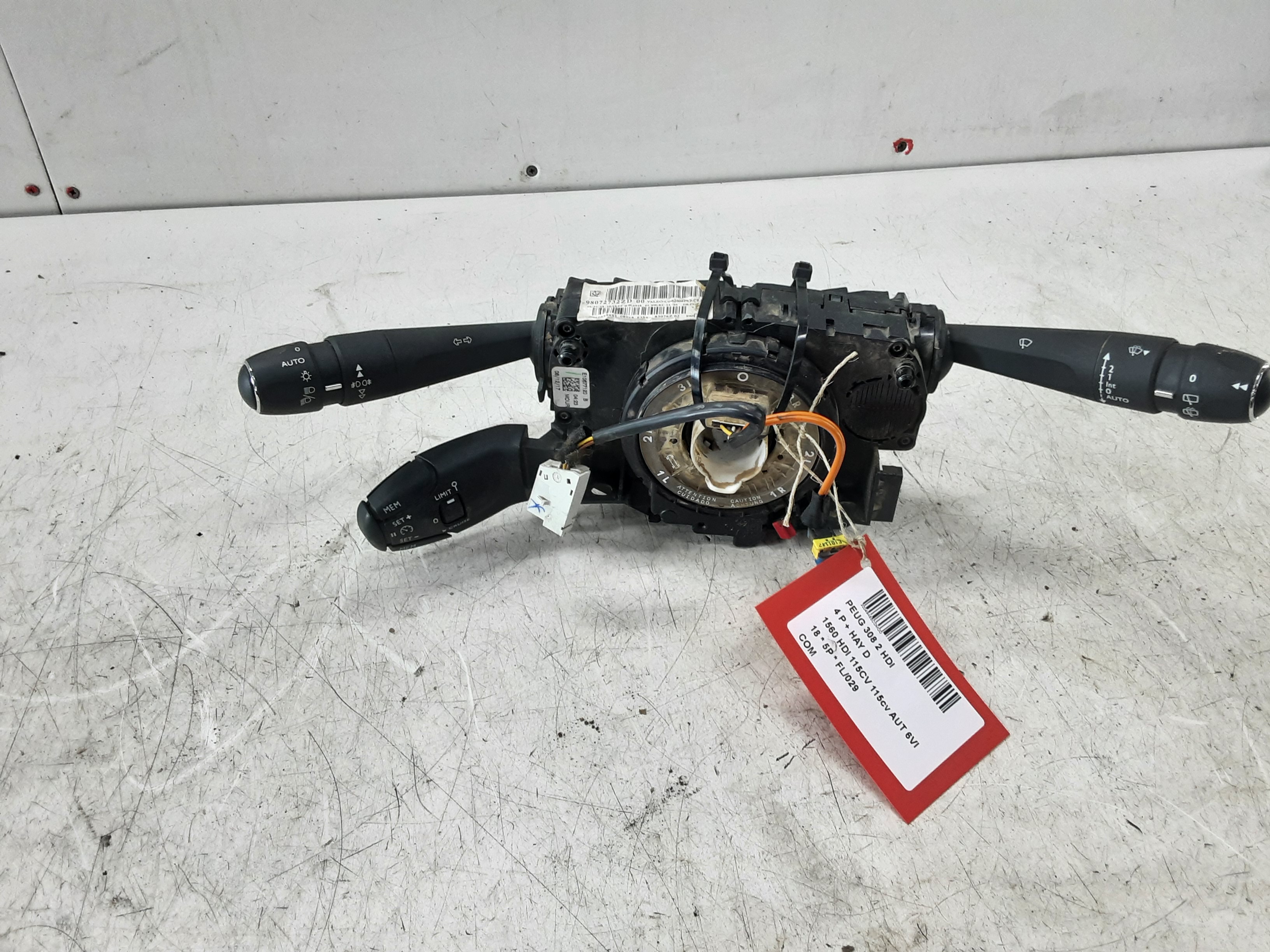 SCHAKELAAR Peugeot 308 (2) 9/13-6/17