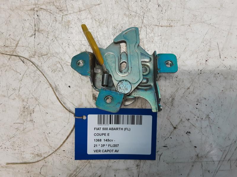 VERROUILLAGE DE CAPOT AVANT Fiat 500 7/15+