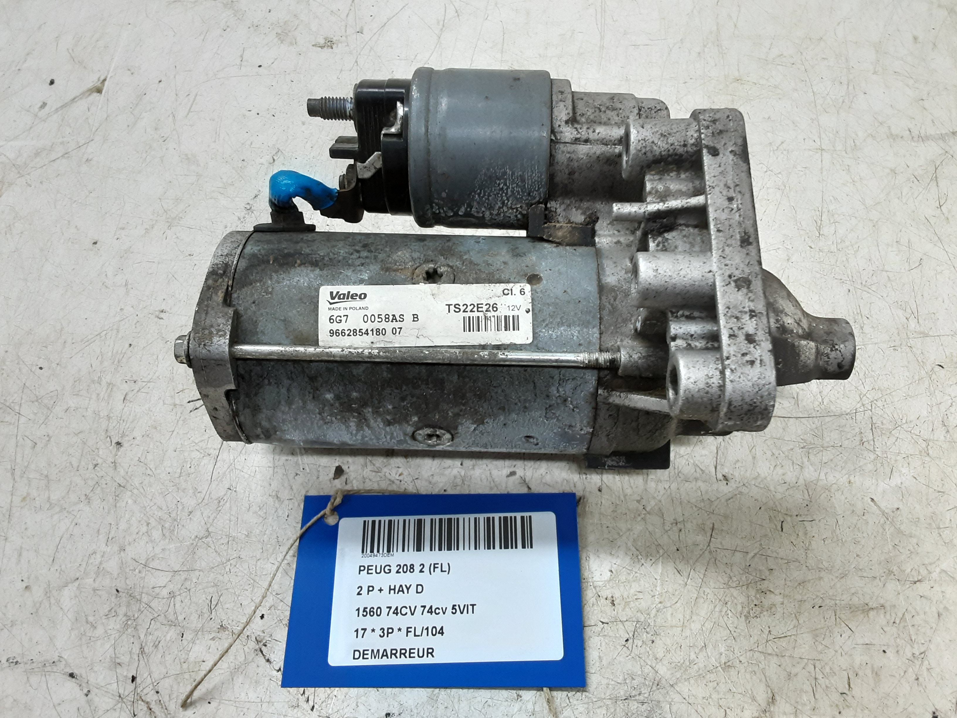 STARTMOTOR Peugeot 208 8/15 - 20