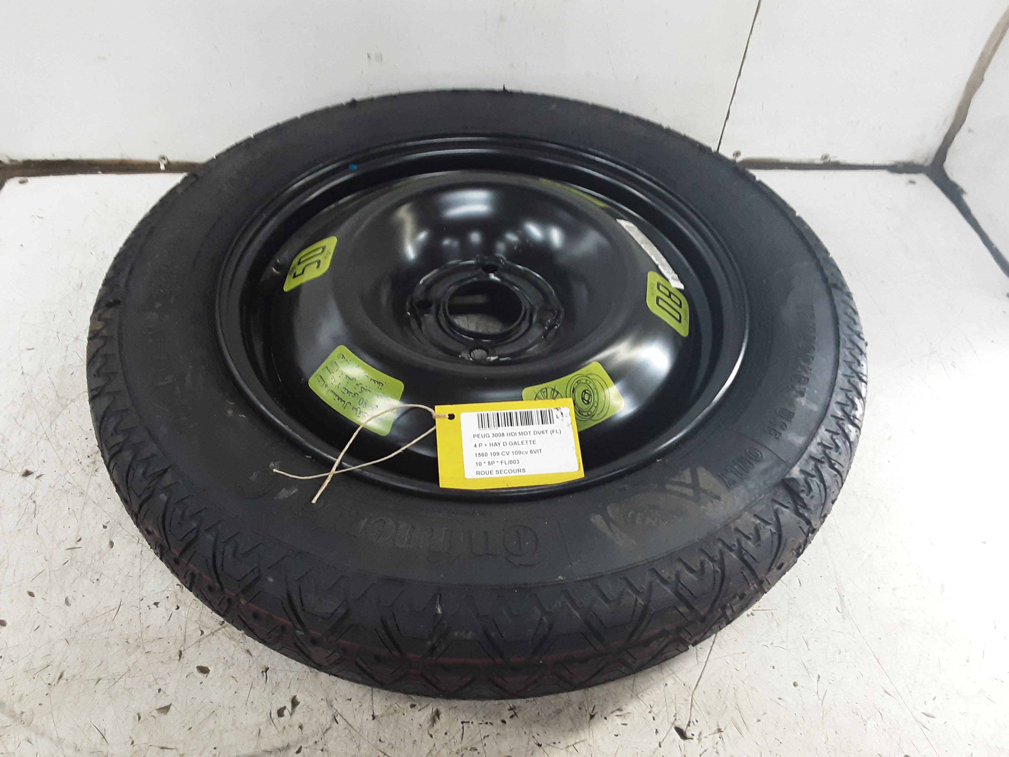 RESERVEWIEL Peugeot 3008 (1) 6/09 - 16