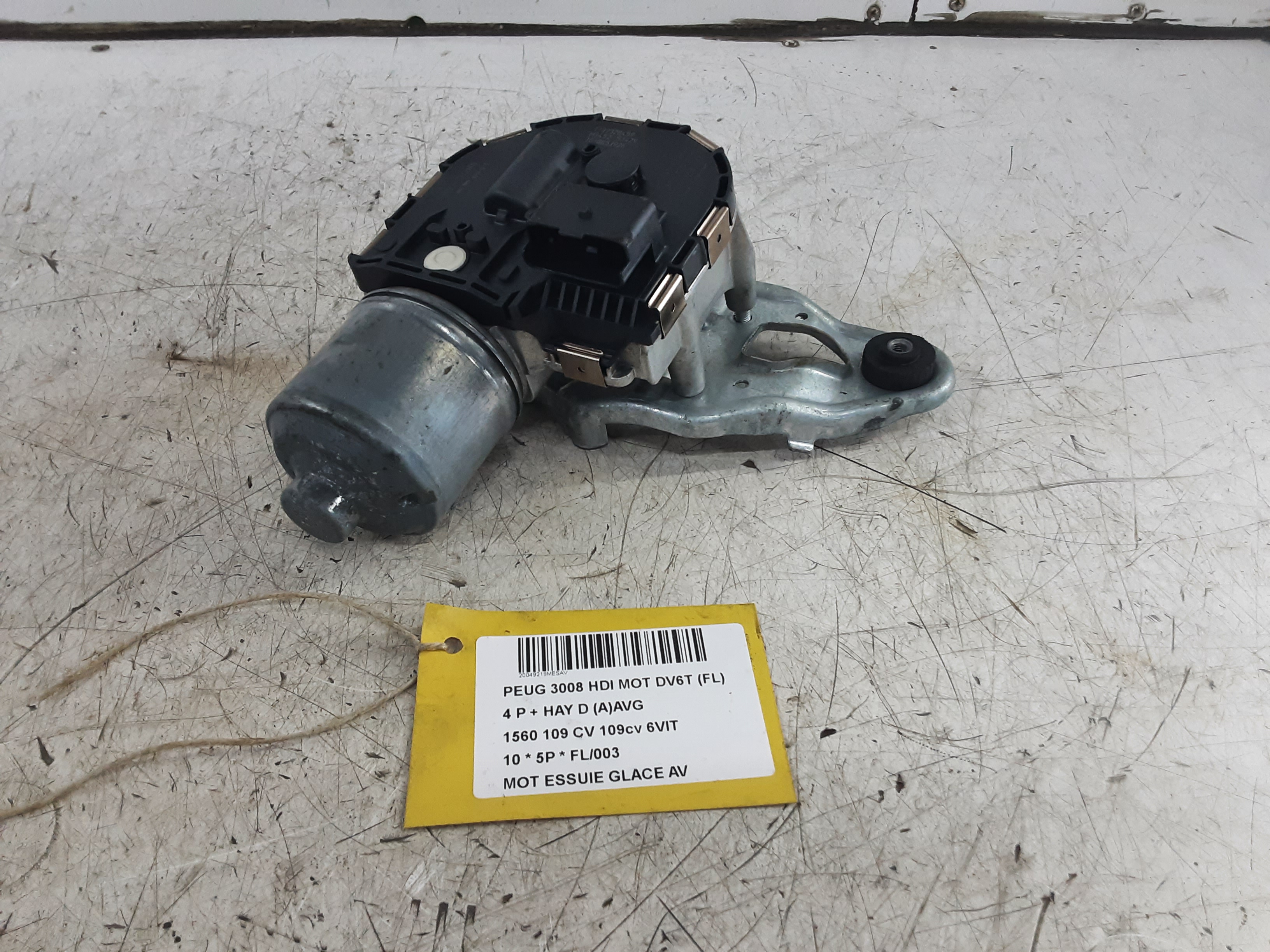 MOTOR RUITENWISSERS VOOR Peugeot 3008 (1) 6/09 - 16