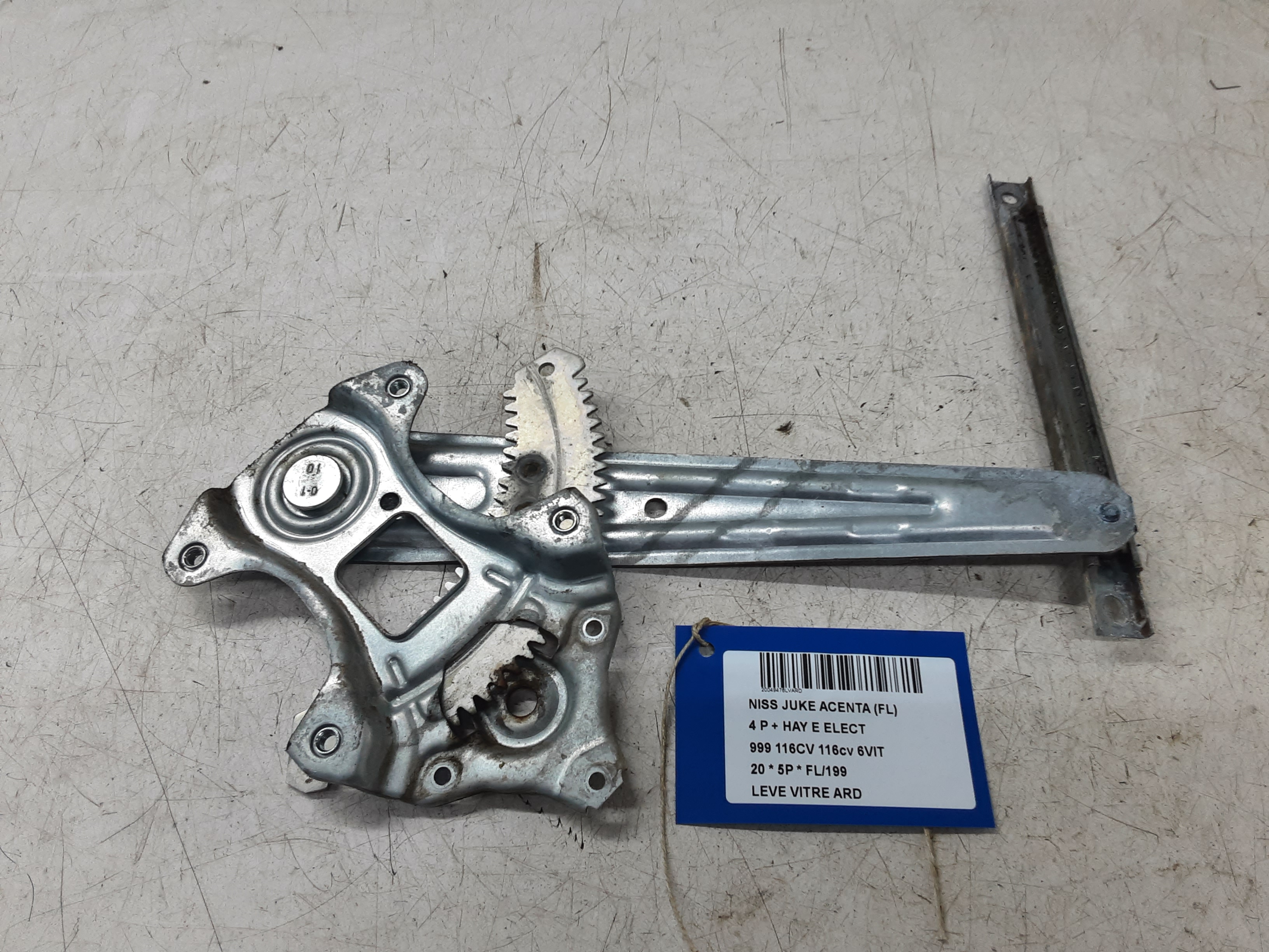RUITMECHANISME ACHTER RECHTS Nissan JUKE 8/19+
