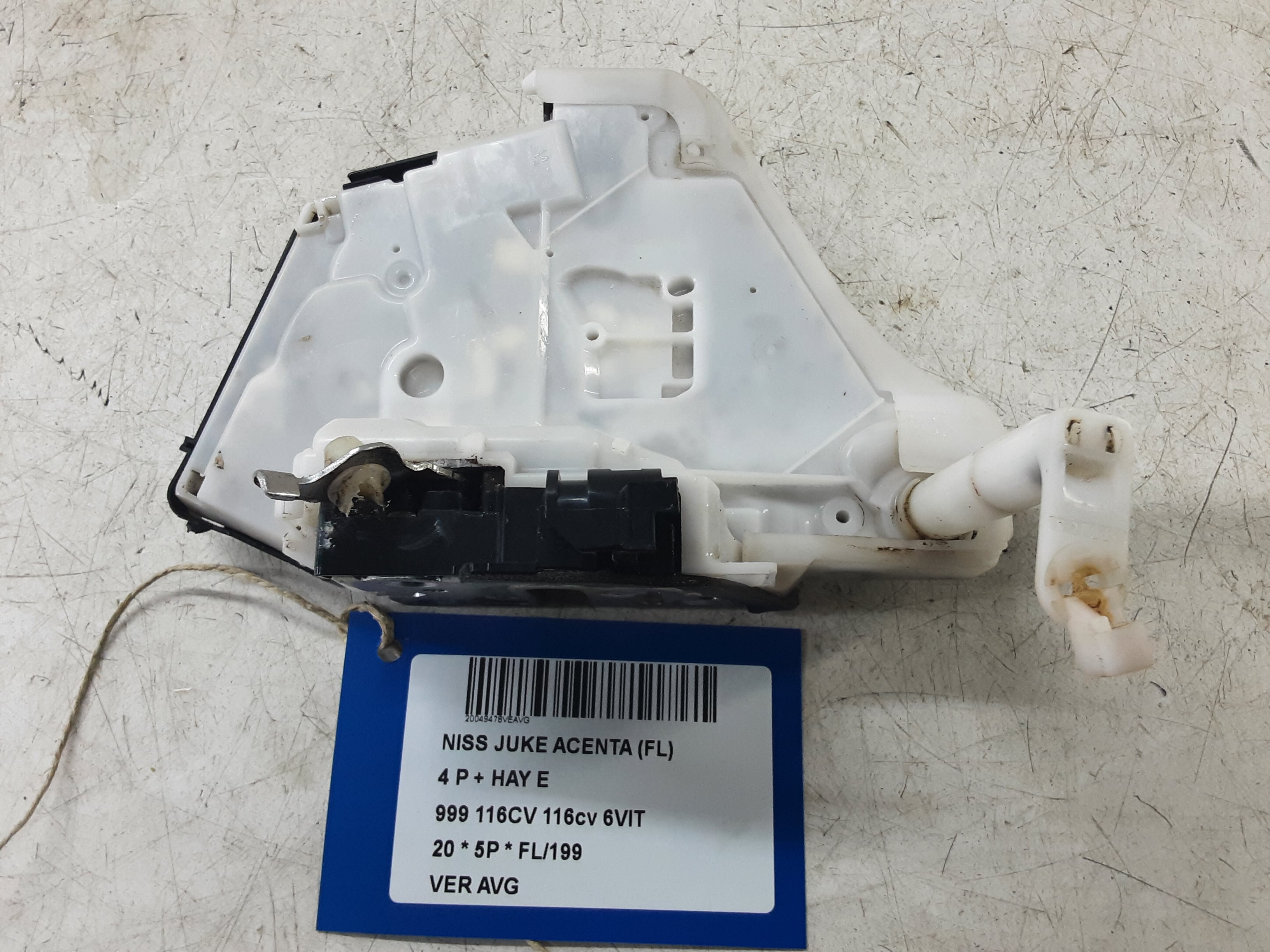 VERGRENDELING VOOR LINKS Nissan JUKE 8/19+