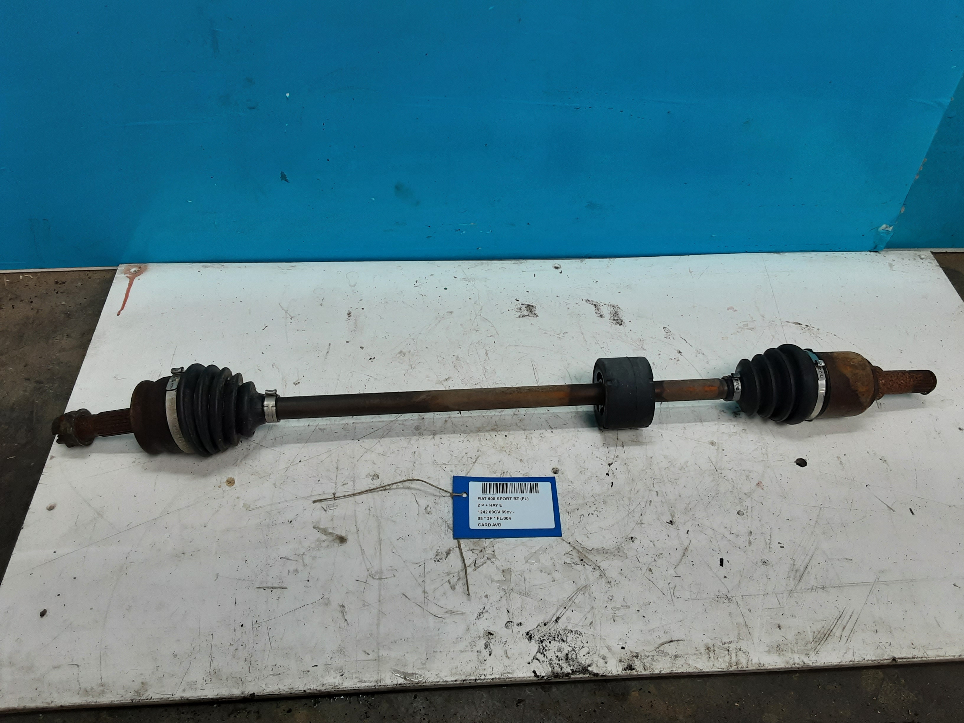 AANDRIJFAS VOOR RECHTS Fiat 500 07 - 15