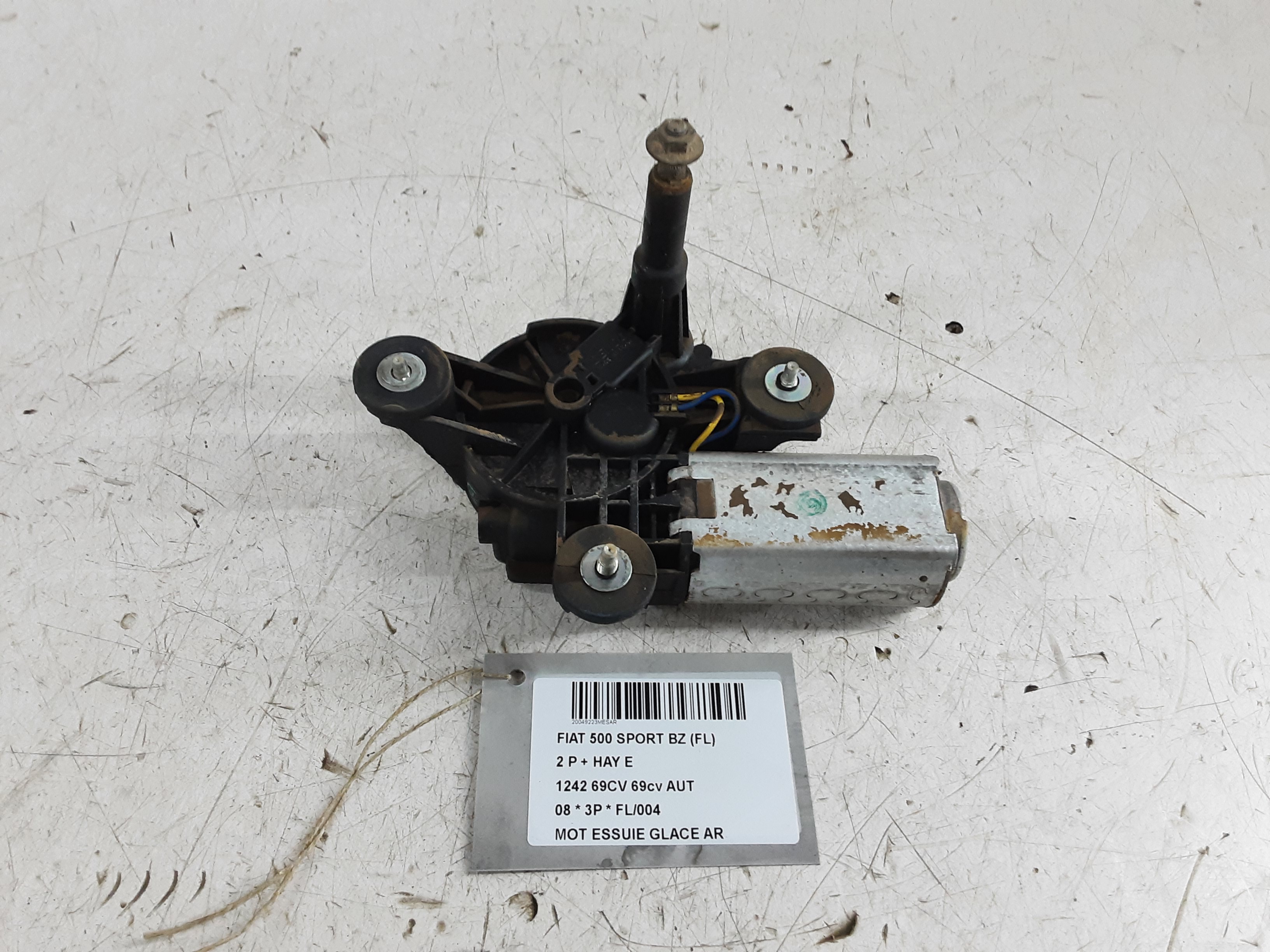 RUITENWISSERMOTOR ACHTER Fiat 500 07 - 15 RUITENWISSERMOTOR ACHTER Fiat 500 07 - 15