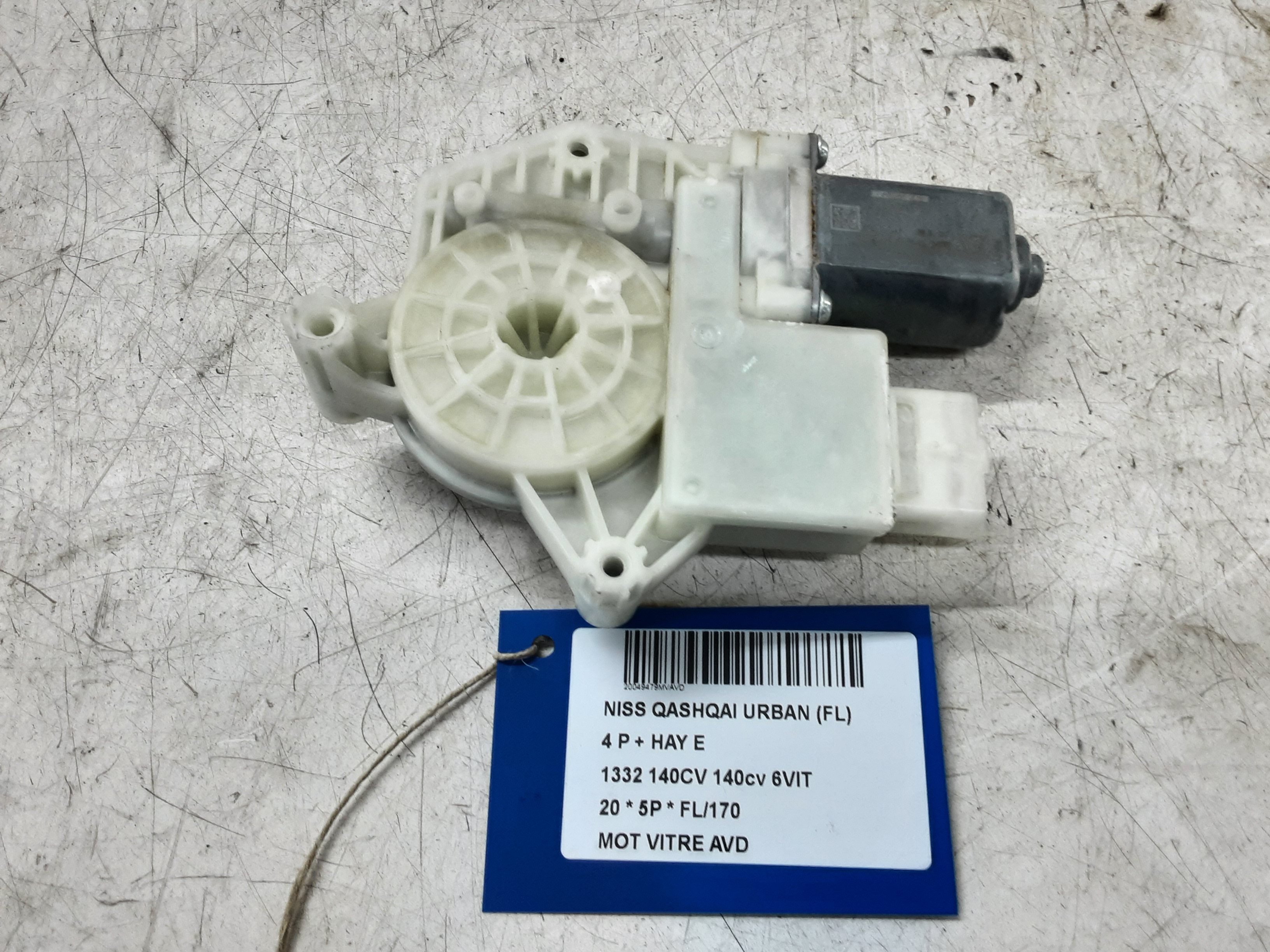 MOTOR RUITMECHANISME VOOR RECHTS Nissan QASHQAI 7/17 -  21 J11