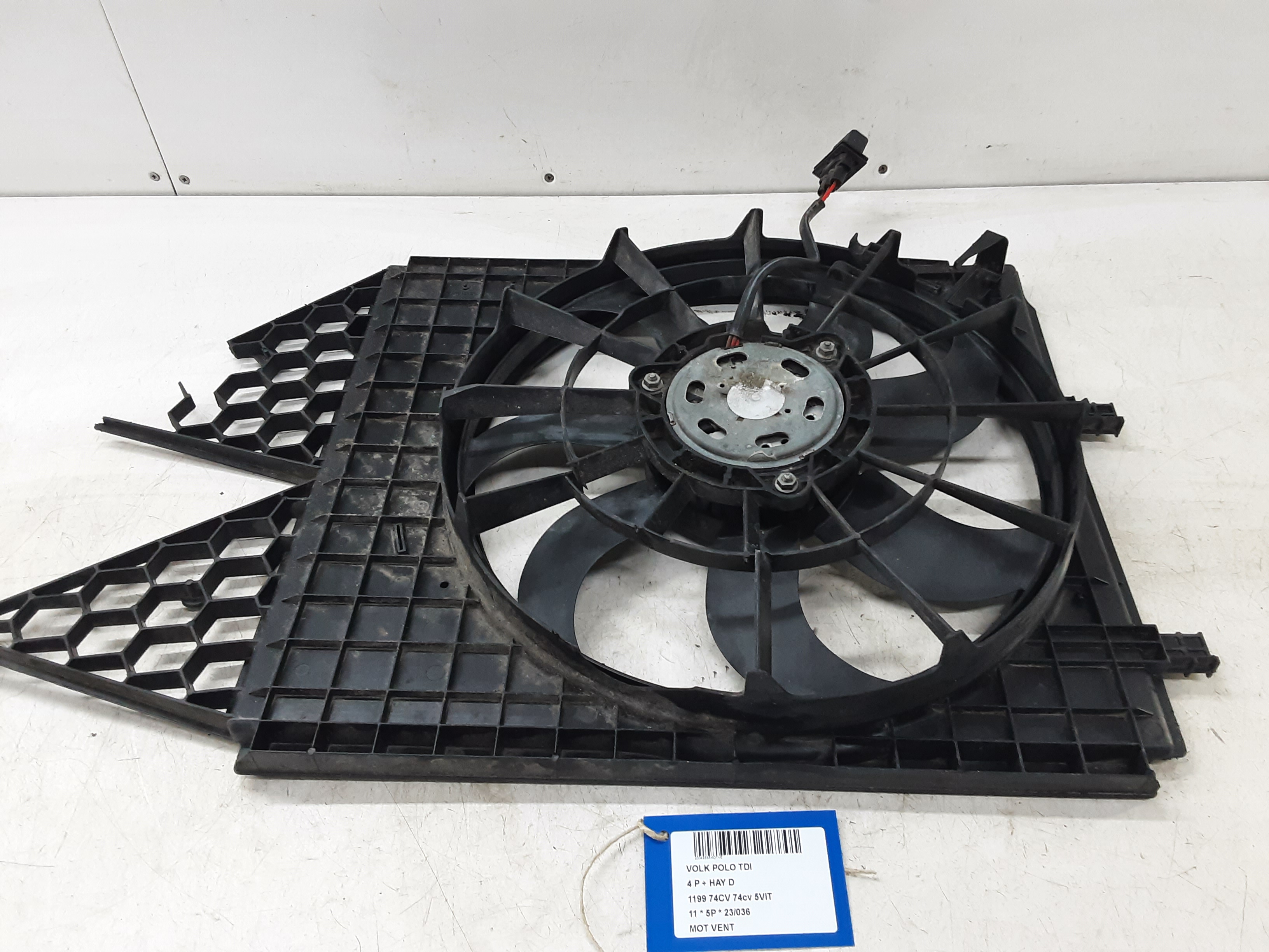 KACHEL VENTILATORMOTOR Vw Polo
