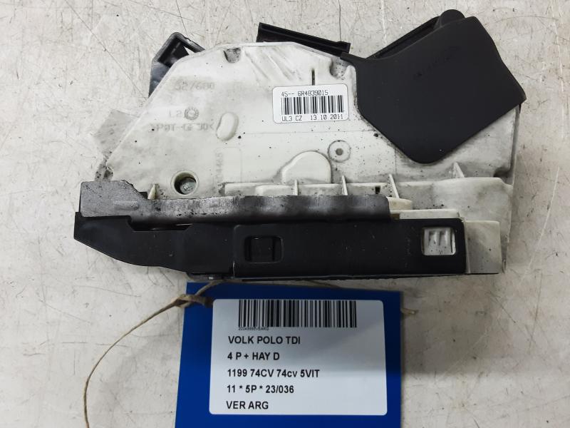 VERROUILLAGE DE PORTE ARRIERE GAUCHE Vw POLO (6R) 6/09 - 4/14