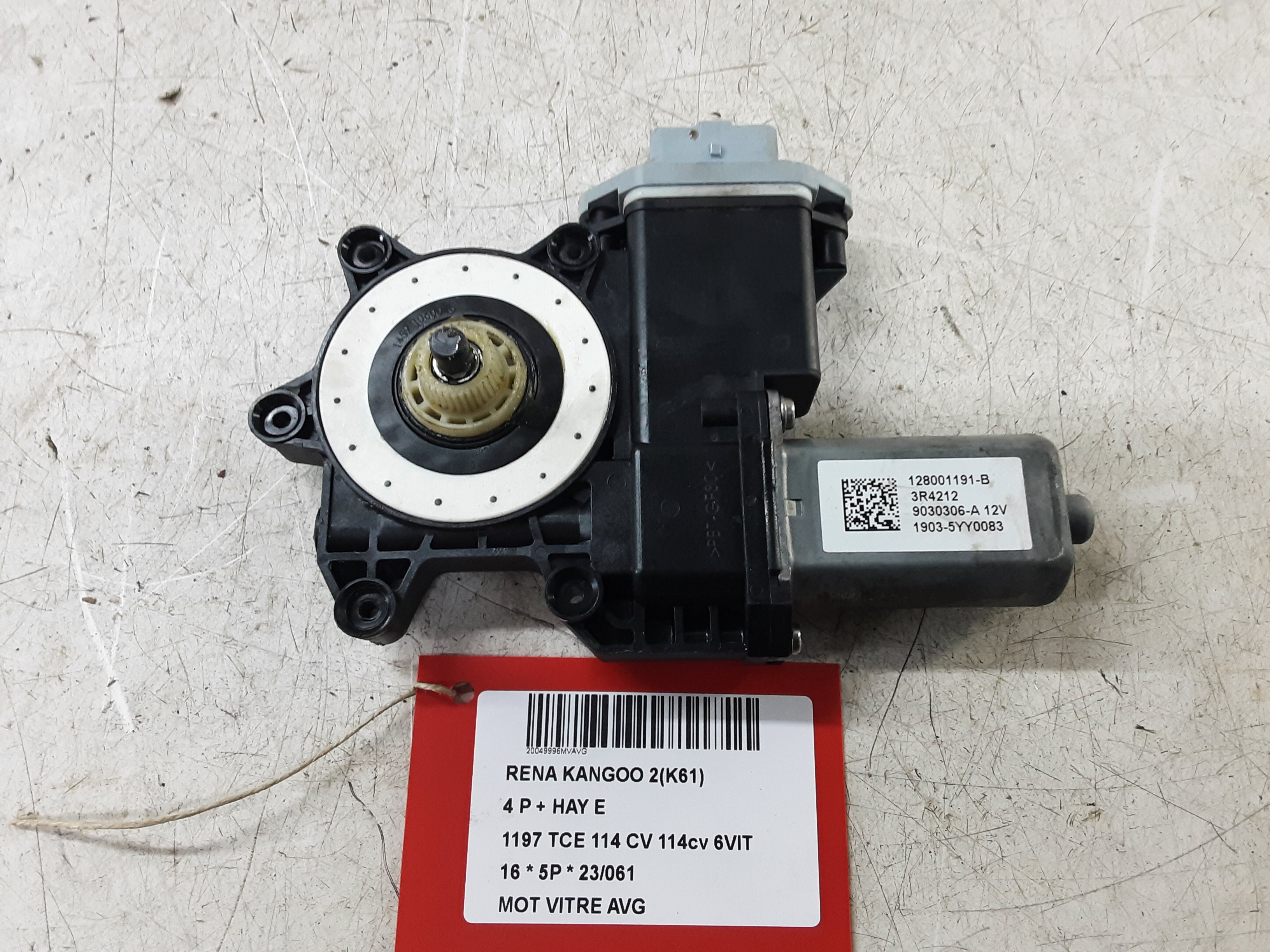 MOTOR RUITMECHANISME VOOR LINKS Renault KANGOO 6/13- 7/21