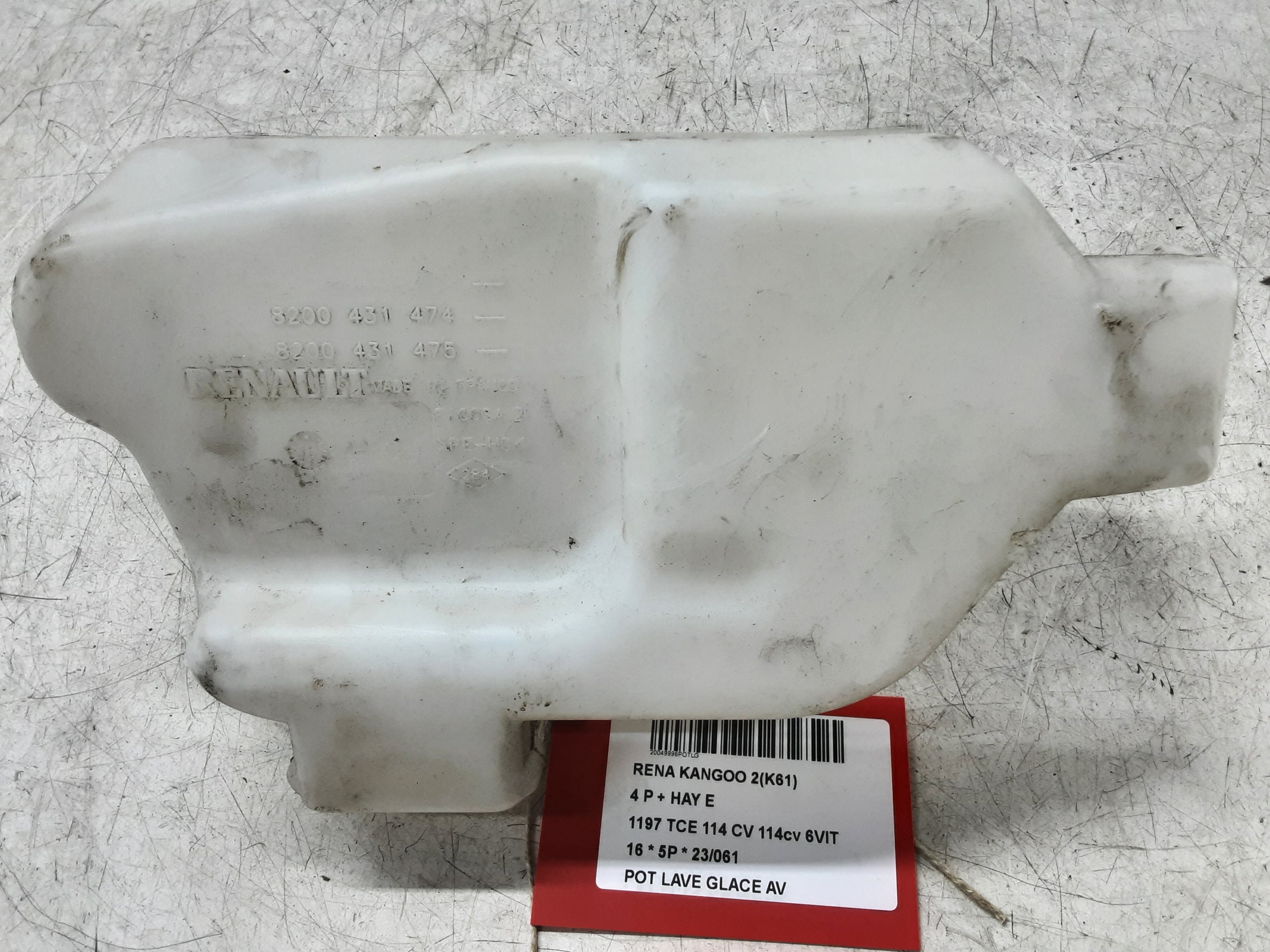 RUITENWASRESERVOIR VOOR Renault KANGOO 6/13- 7/21