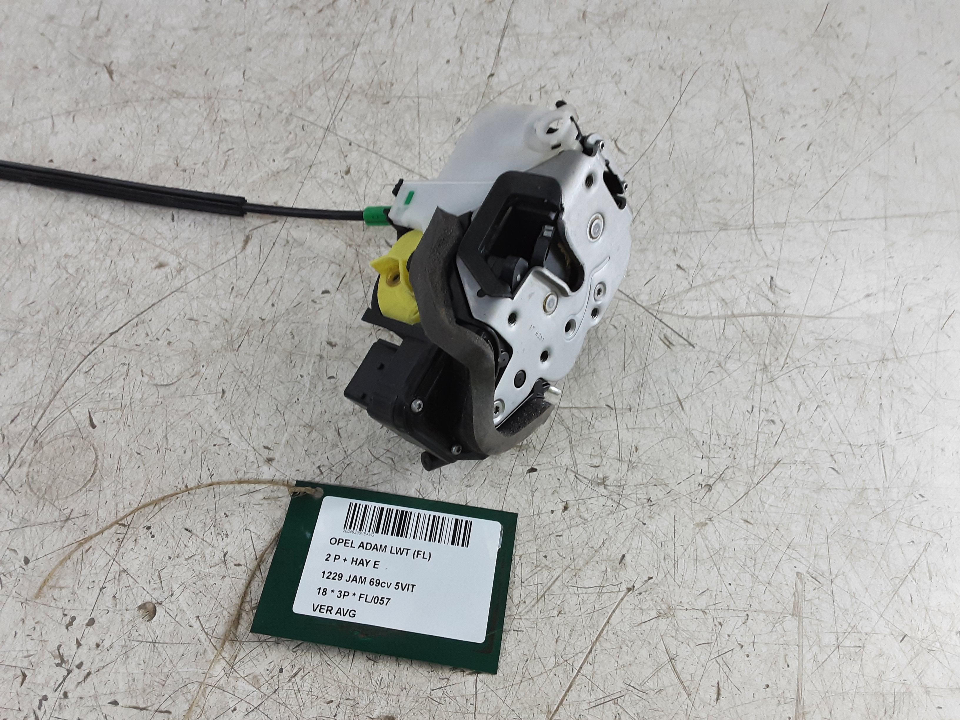 VERGRENDELING VOOR LINKS Opel ADAM 10/12+