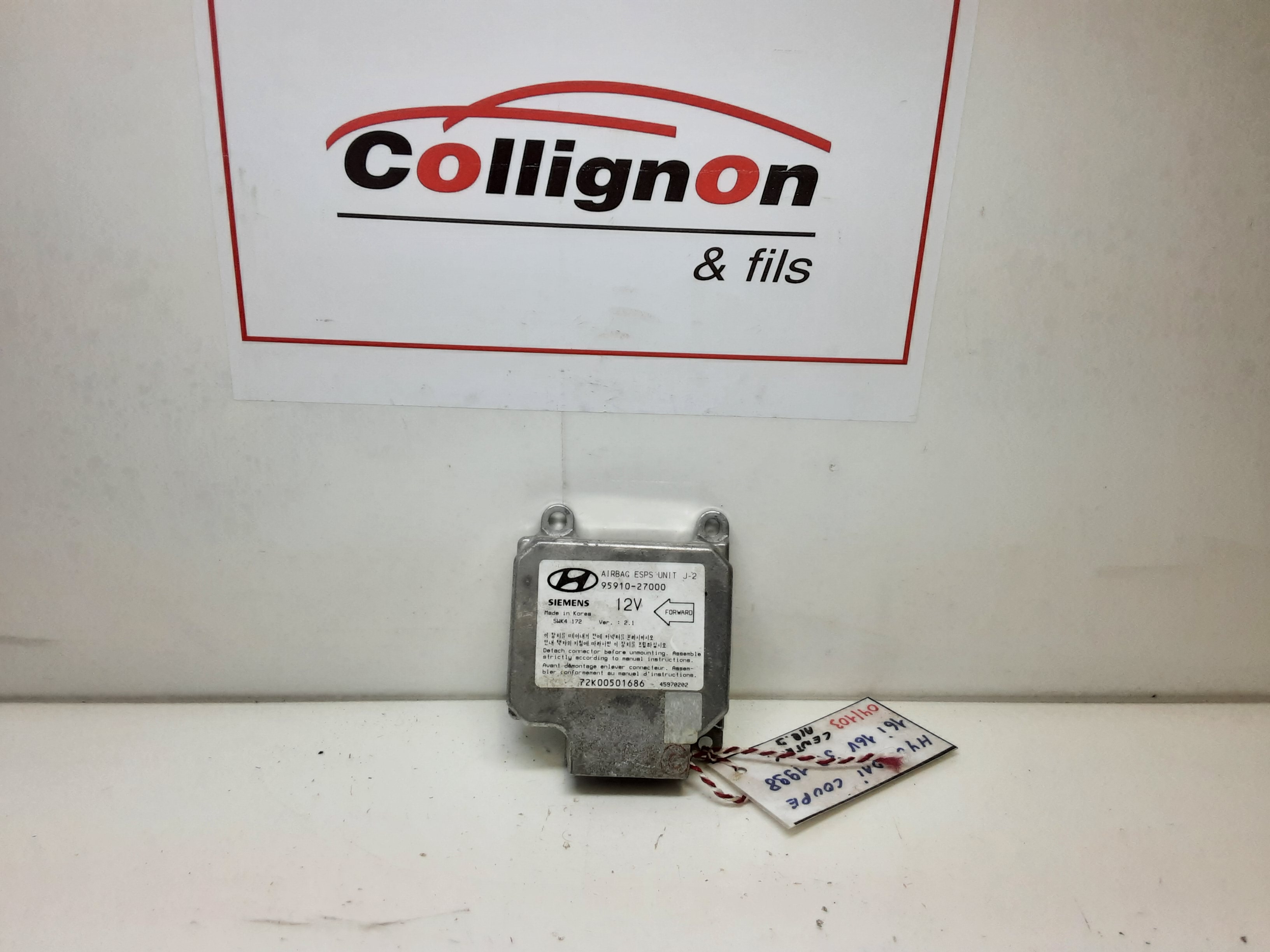 MODULE D&#039;AIRBAG Hyundai COUPE 96 - 01