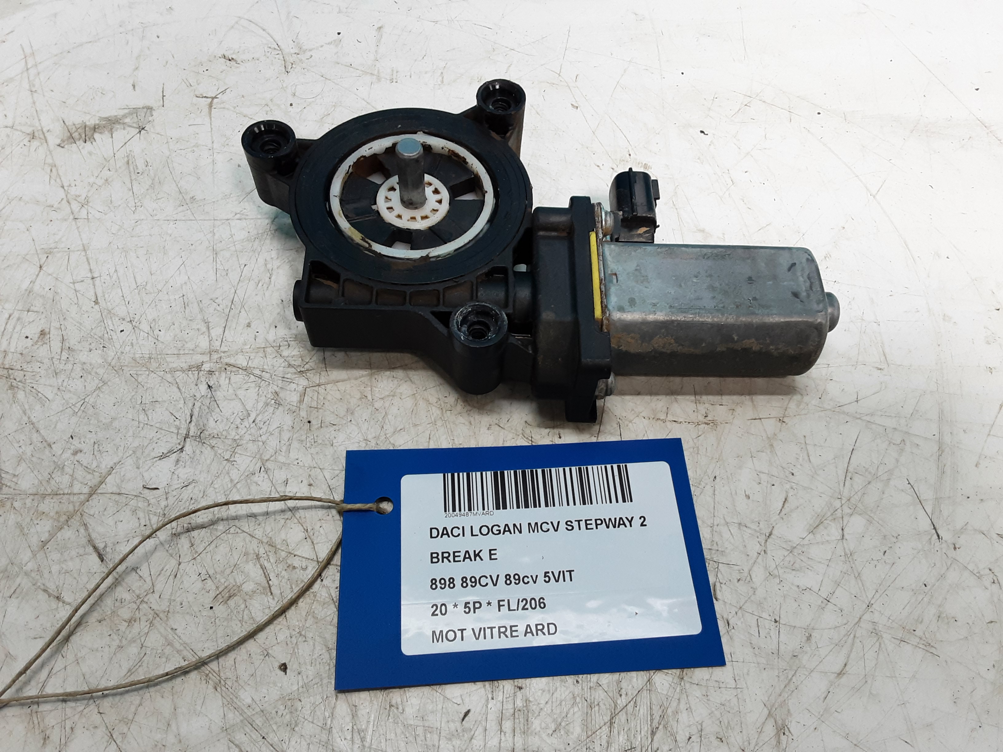 MOTOR RUITMECHANISME ACHTER RECHTS Dacia LOGAN 12/16 - 20