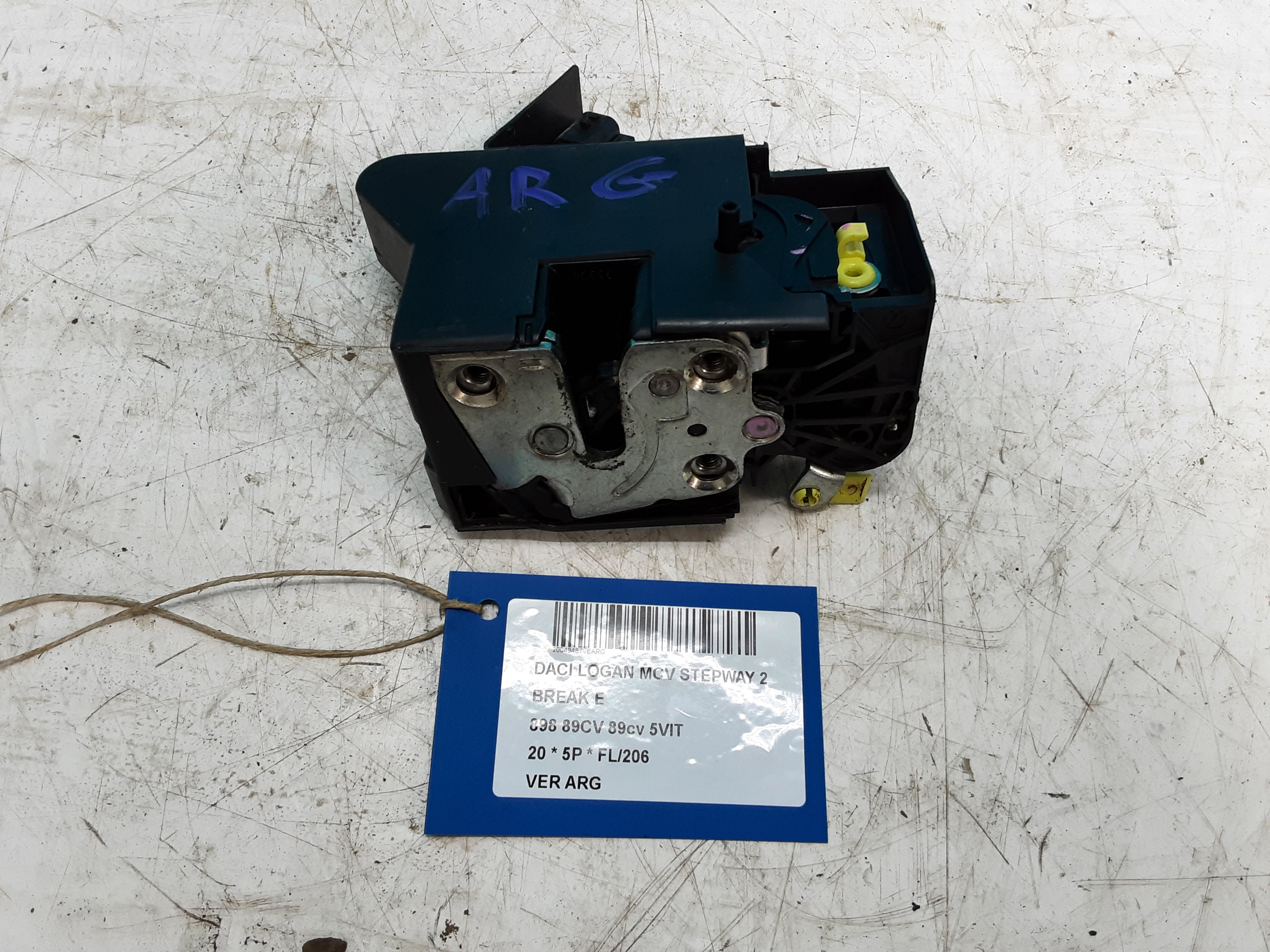 VERROUILLAGE DE PORTE ARRIERE GAUCHE Dacia LOGAN 12/16 - 20