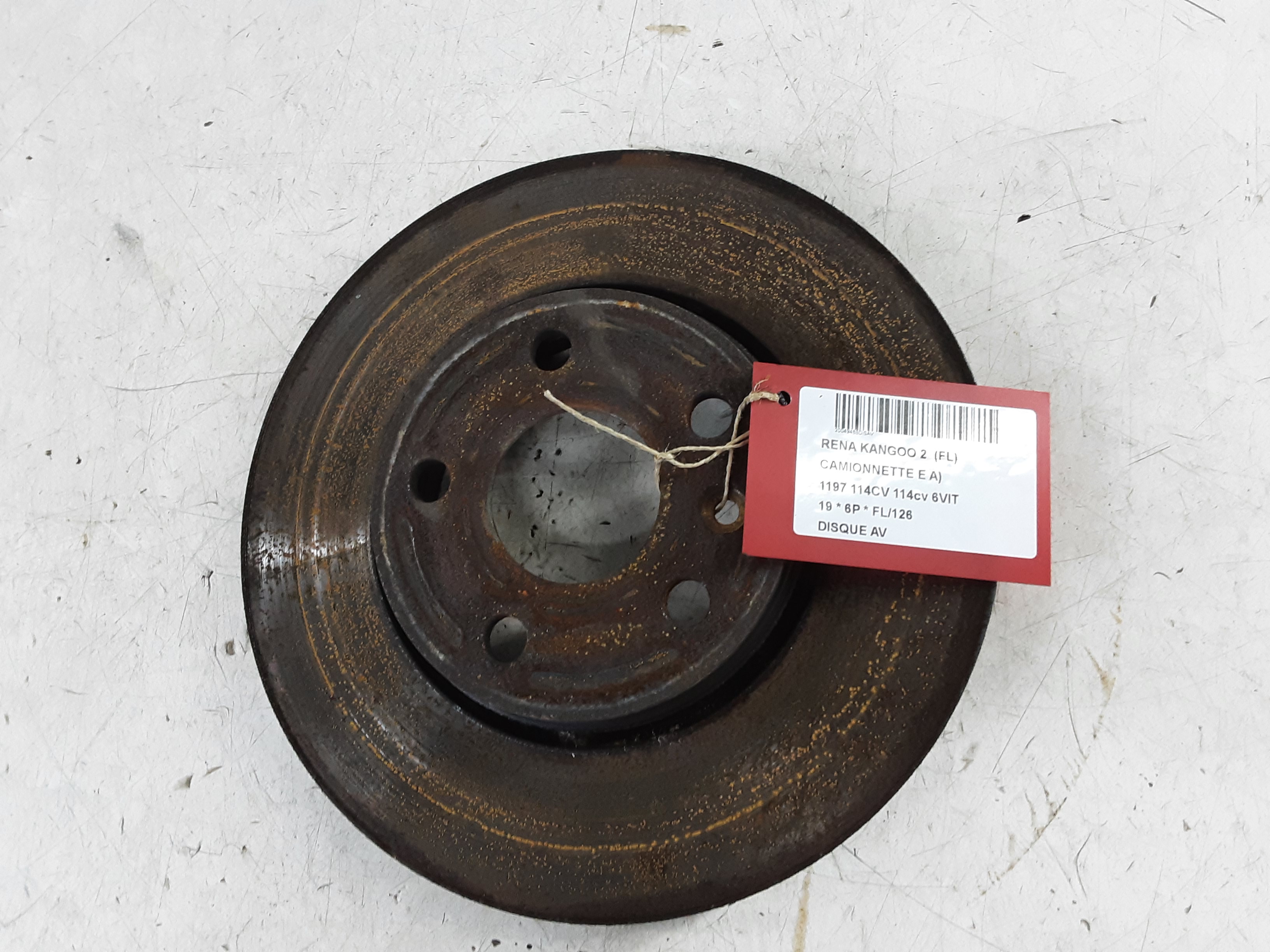 REMSCHIJF VOOR Renault KANGOO 6/13- 7/21