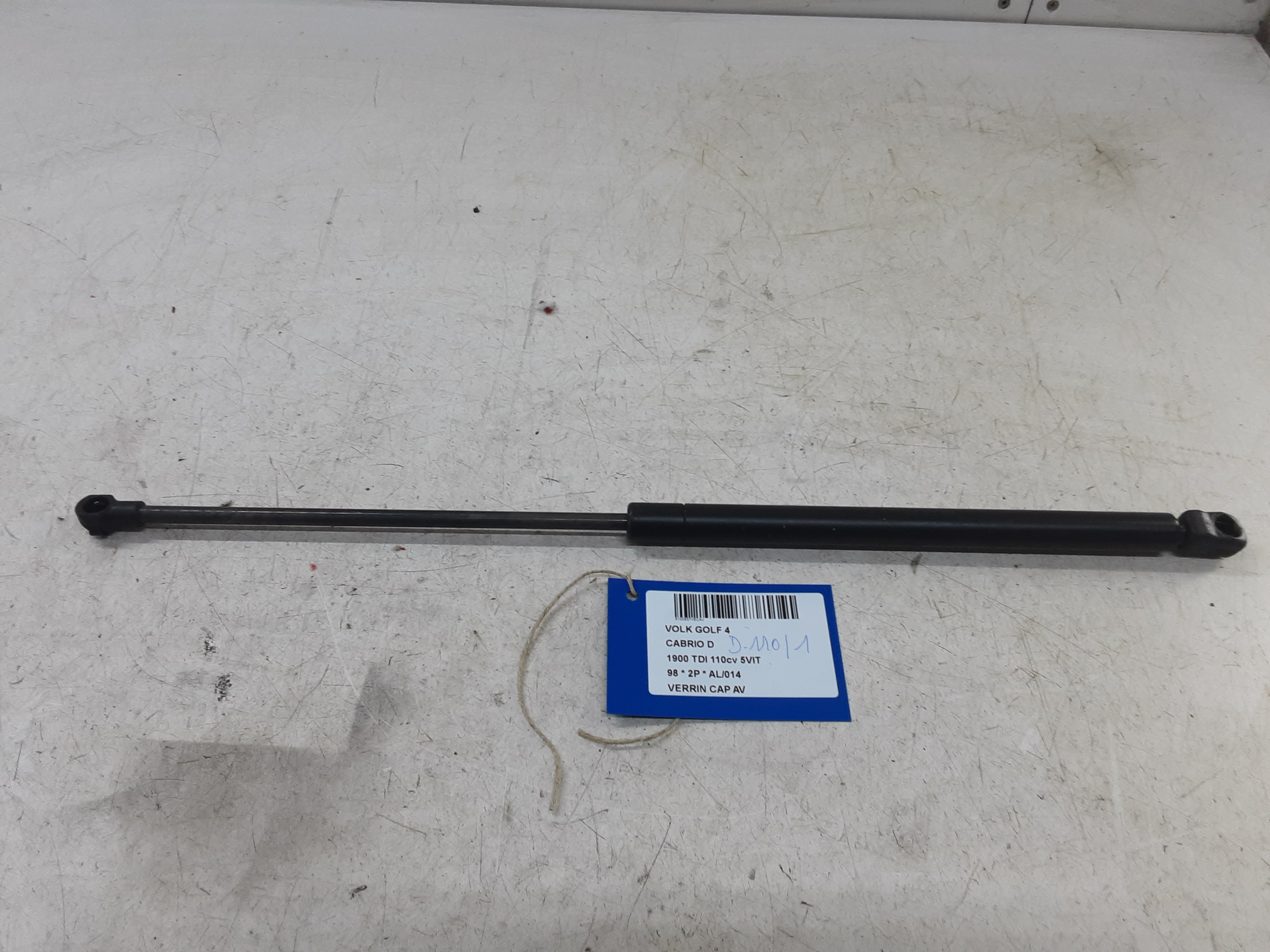 DRUKVEER MOTORKAP Vw GOLF IV 11/97 - 03