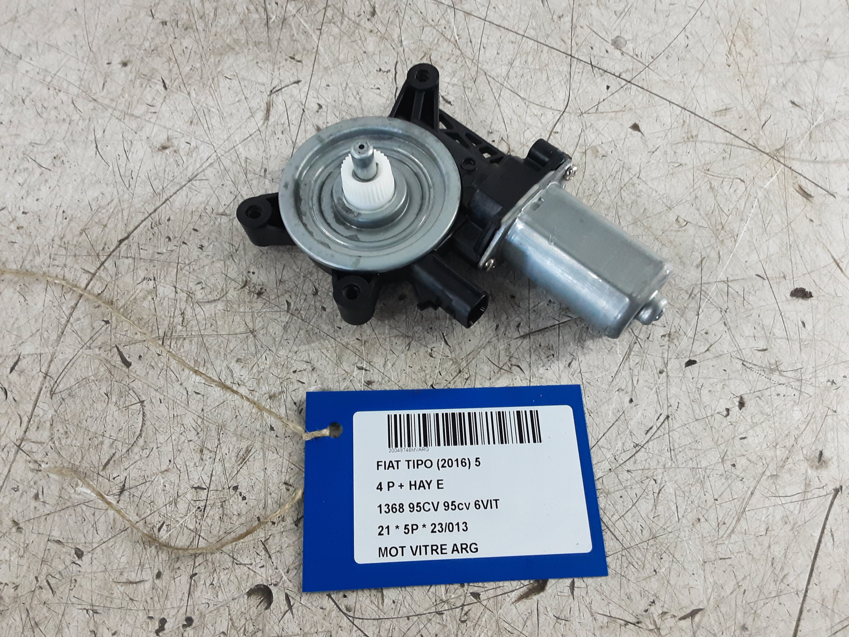 MOTOR RUITMECHANISME ACHTER LINKS Fiat TIPO 10/15 &gt; 20