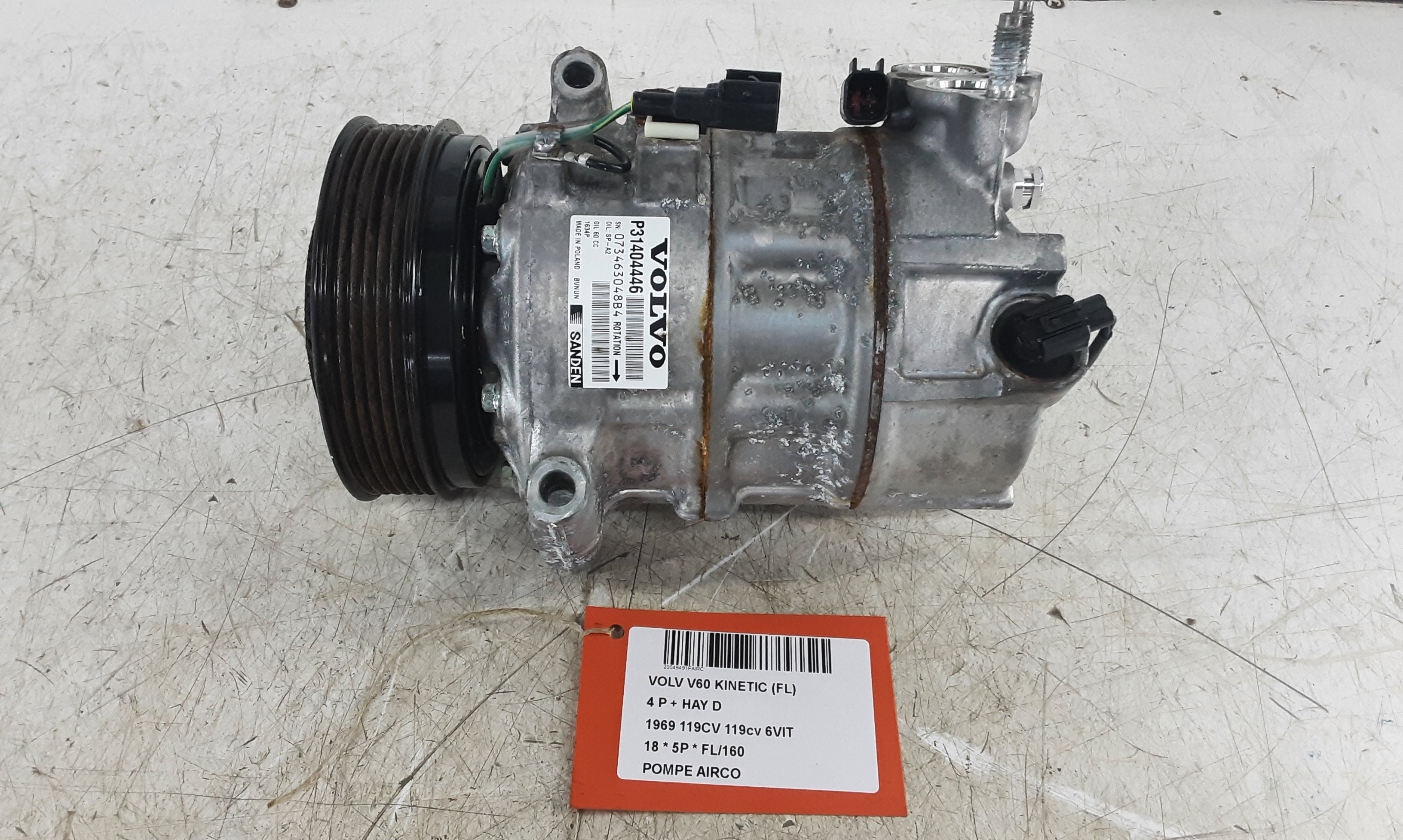 POMPE D&#039;AIRCO Volvo V60 10/10-08/18