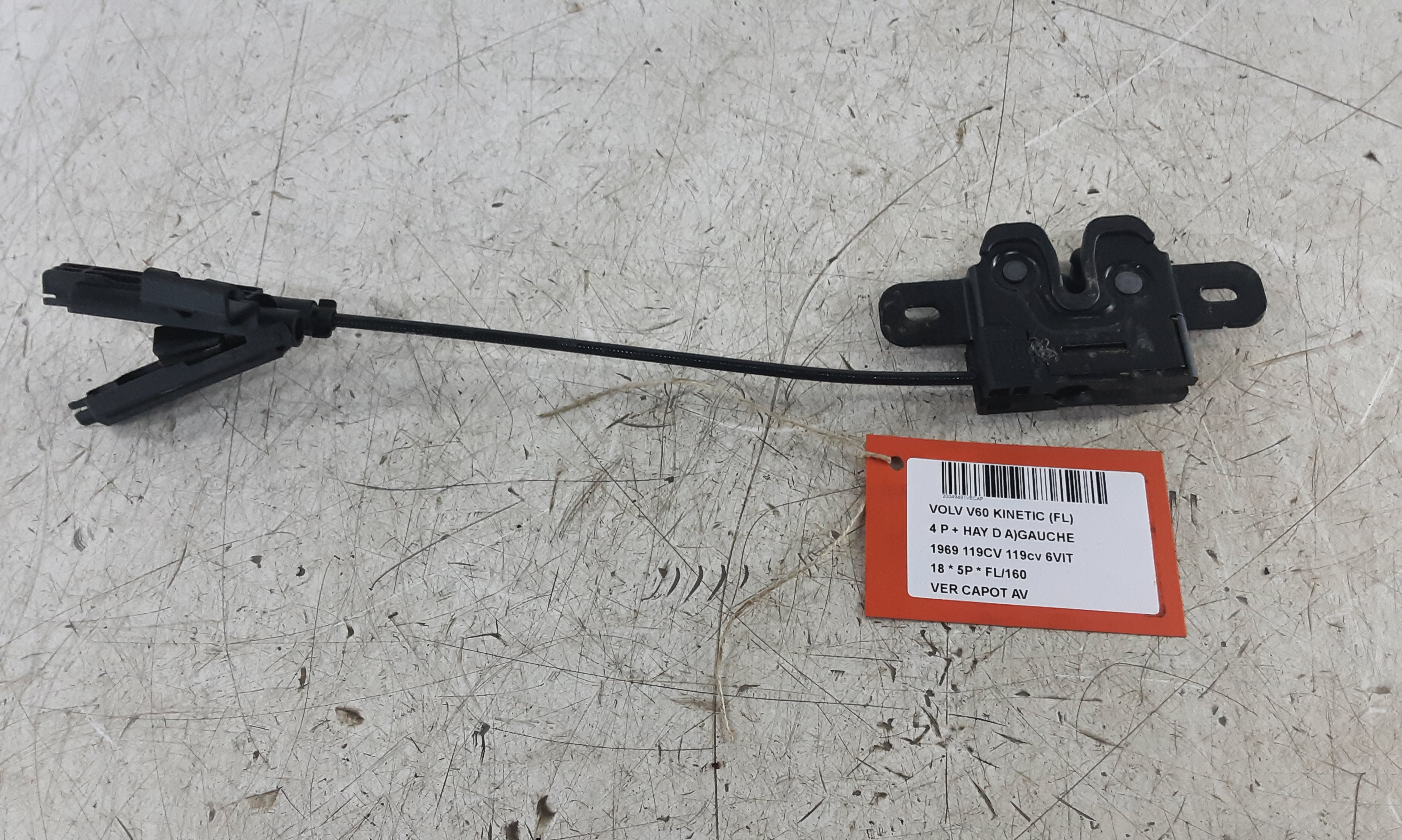 VERROUILLAGE DE CAPOT AVANT Volvo V60 10/10-08/18