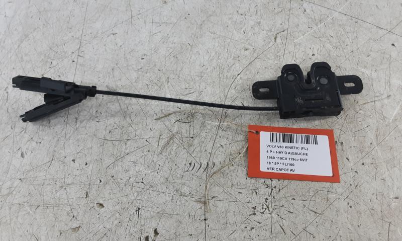 VERGRENDELING MOTORKAP Volvo V60 10/10-08/18