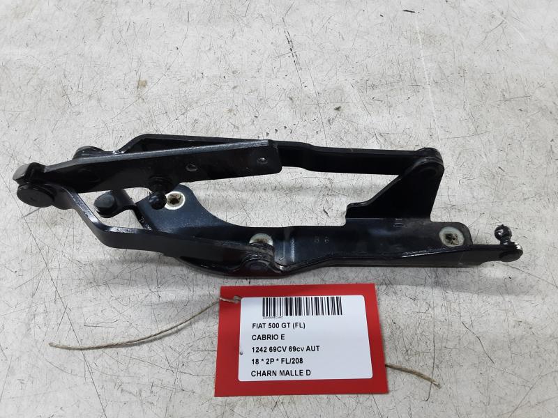 CHARNIERE DE MALLE DROITE Fiat 500 7/15+