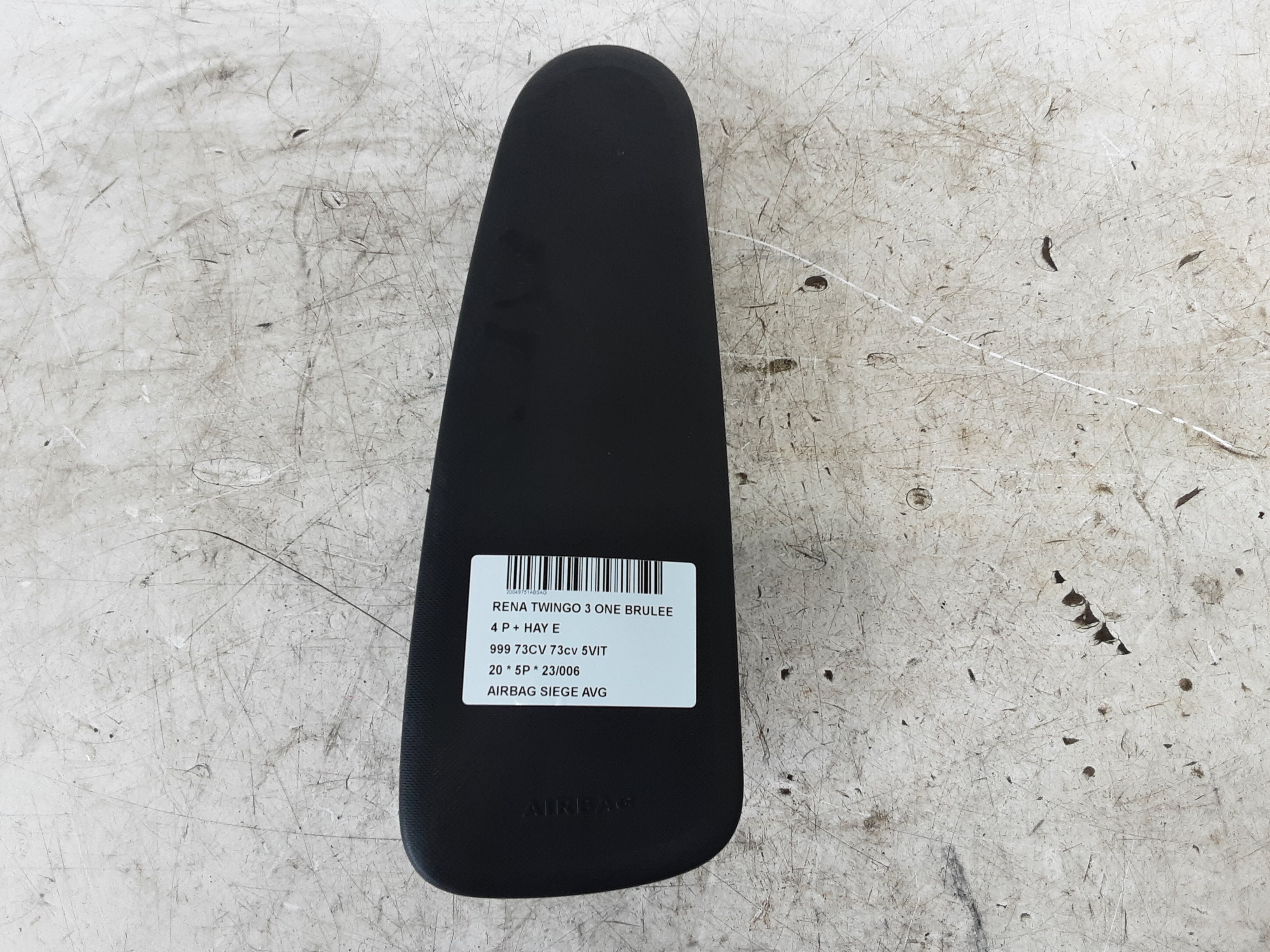 AIRBAG DE SIEGE AVANT GAUCHE Renault TWINGO (4) FaceLift 5/19+