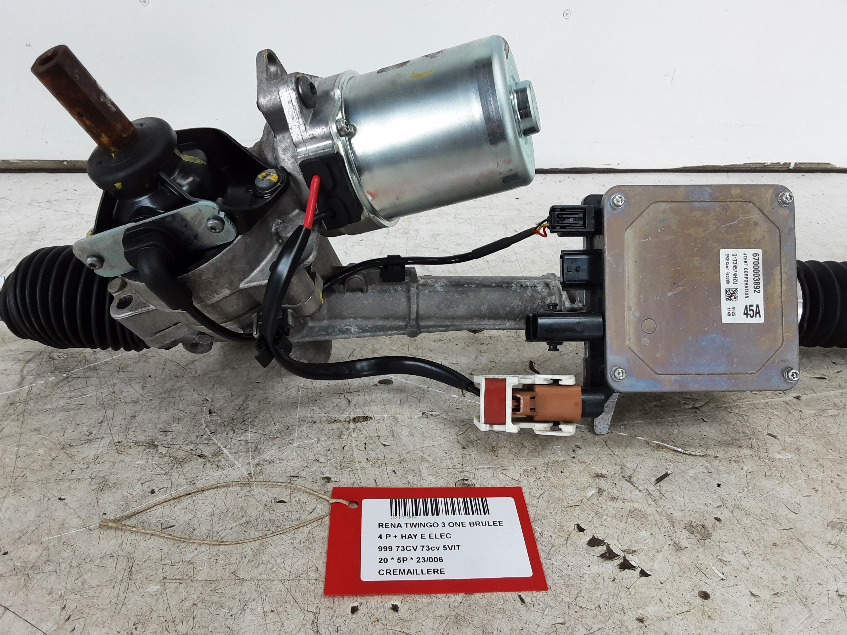 CREMAILLERE Renault TWINGO (4) FaceLift 5/19+