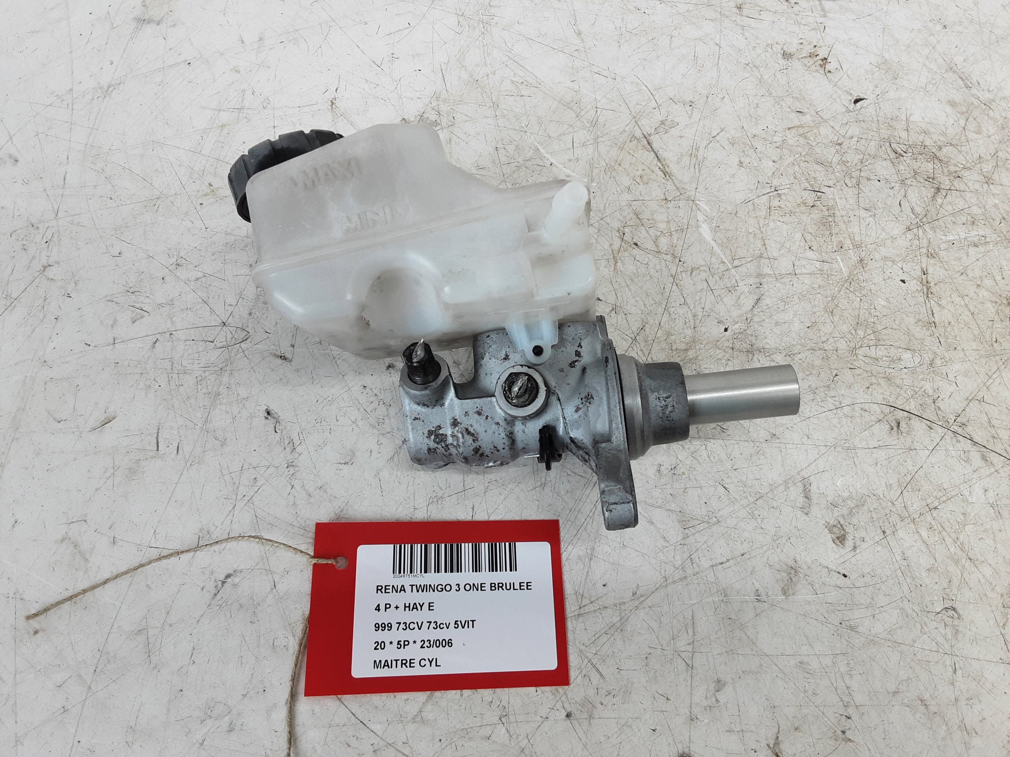 MAÎTRE CYLINDRE Renault TWINGO (4) FaceLift 5/19+