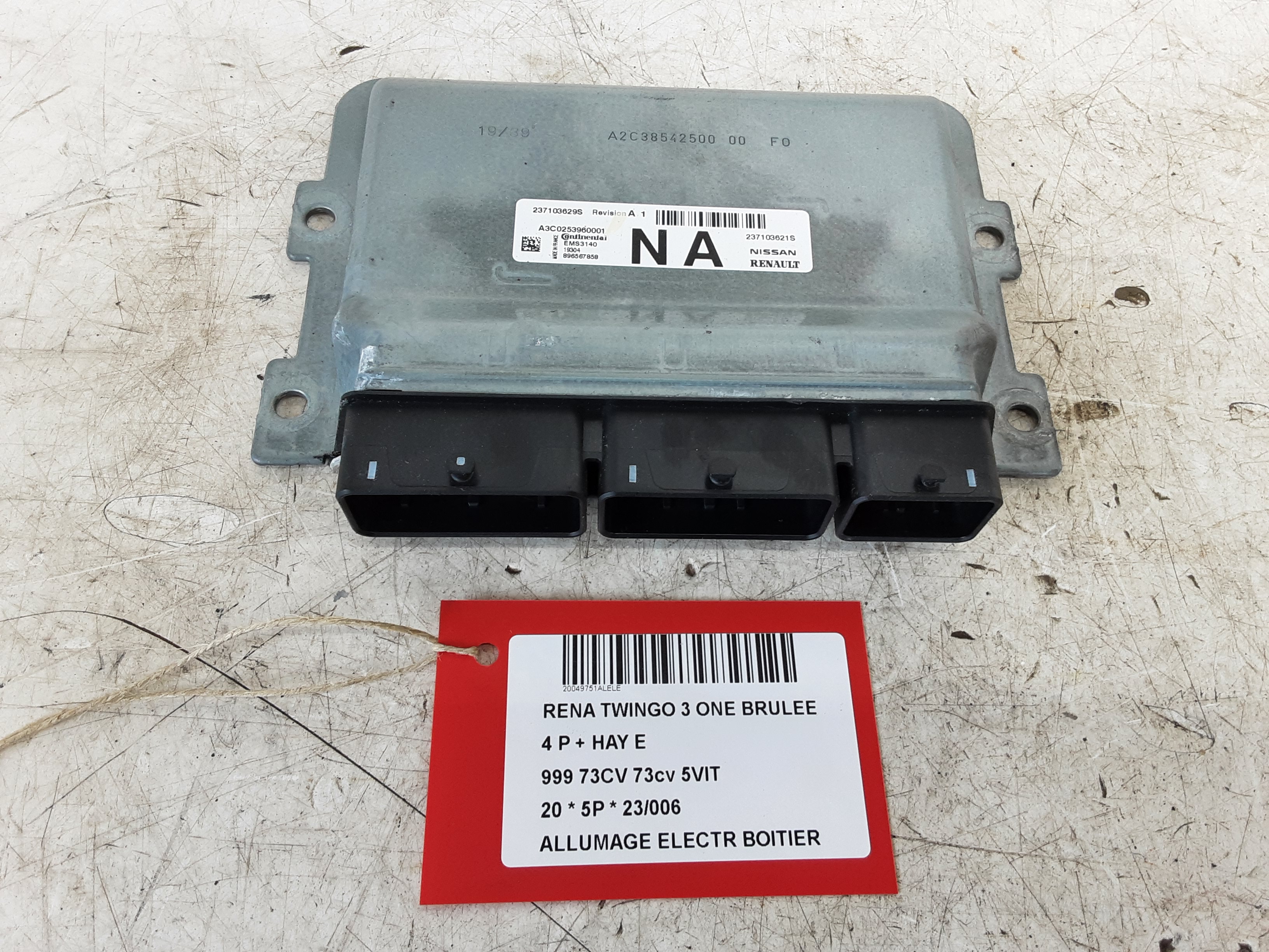 ONTSTEKINGSMODULE Renault TWINGO (4) FaceLift 5/19+