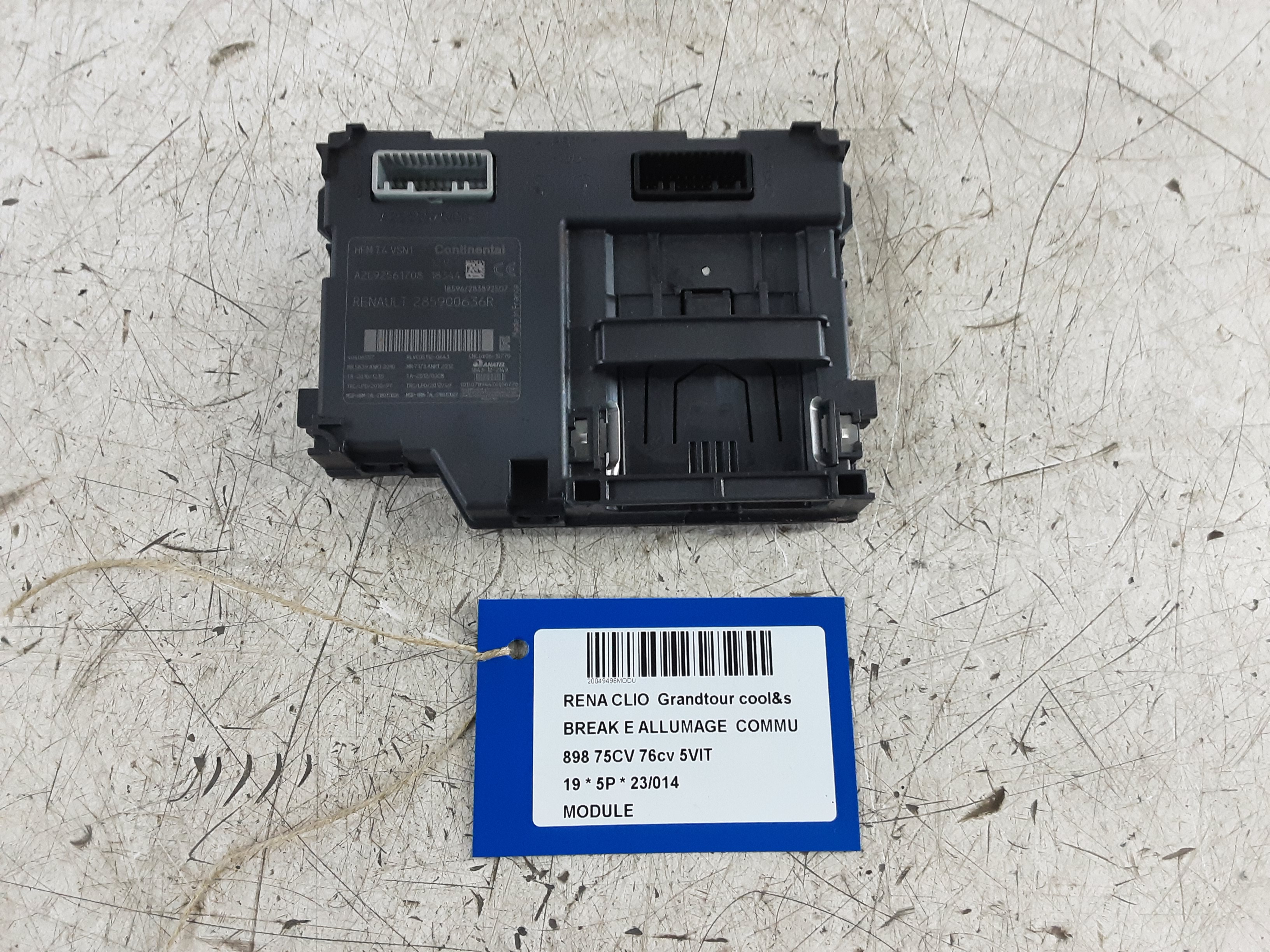MODULE Renault CLIO IV 7/16 - 20 FaceLift