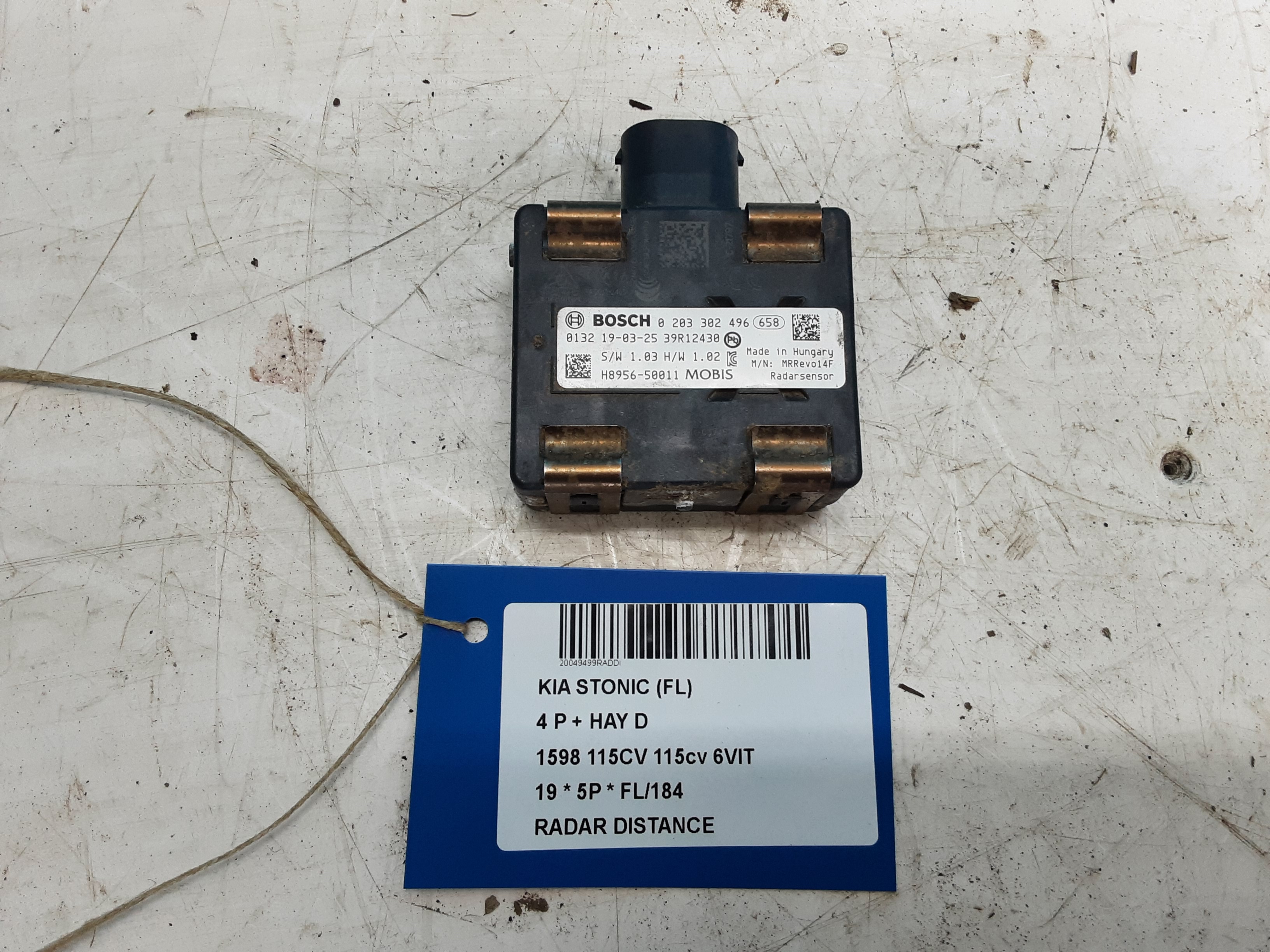 AFSTANDS SENSOR Kia STONIC 10/17+