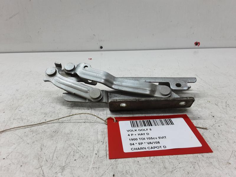 CHARNIERE DE CAPOT DROITE Vw GOLF V 11/03 - 08