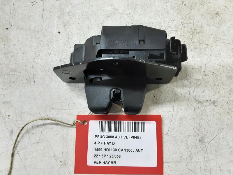CENTRALE VERGRENDELING ACHTERKLEP Peugeot 3008 (2) 10/20+ FaceLift 11-23