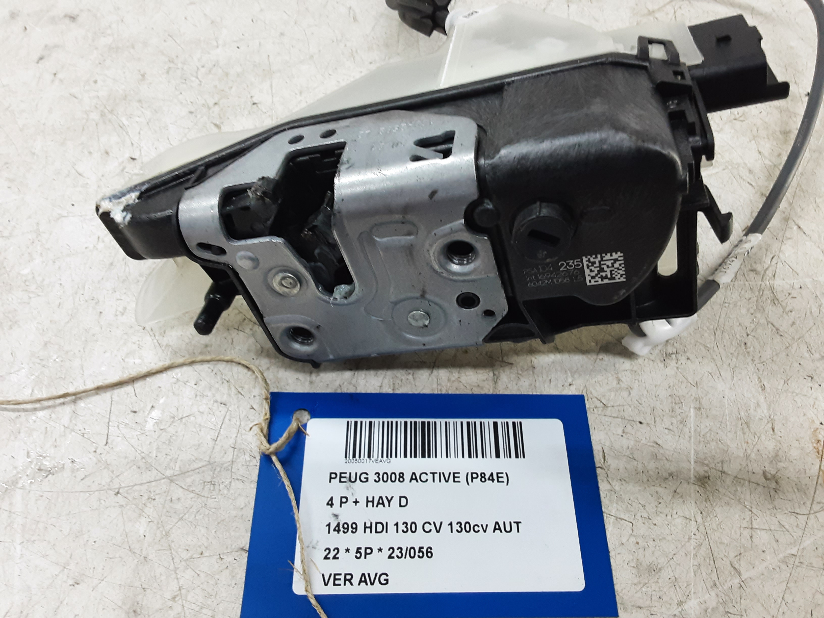 VERROUILLAGE DE PORTE AVANT GAUCHE Peugeot 3008 (2) 10/20+ FaceLift