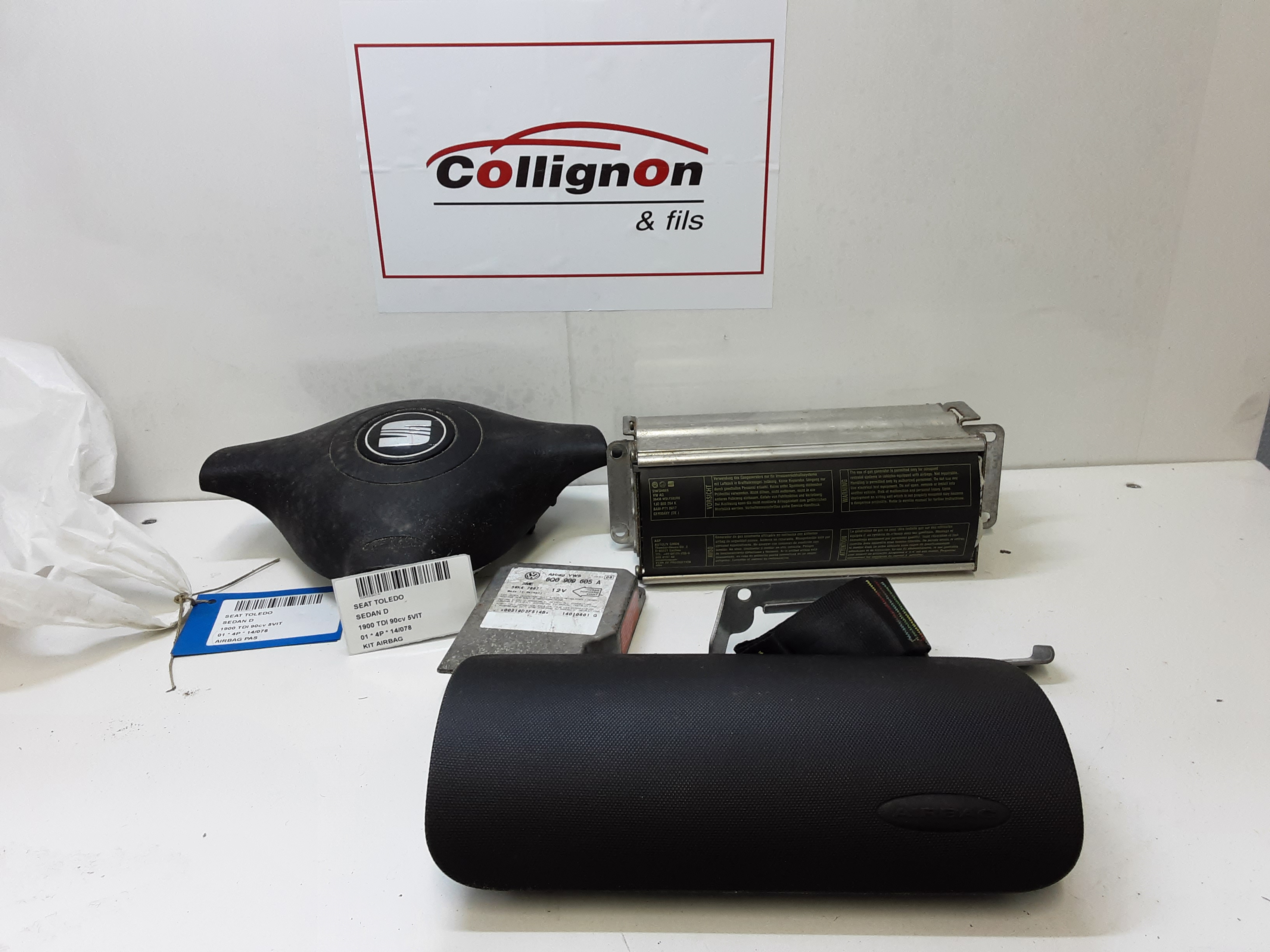 KIT AIRBAG Seat TOLEDO 99 - 04