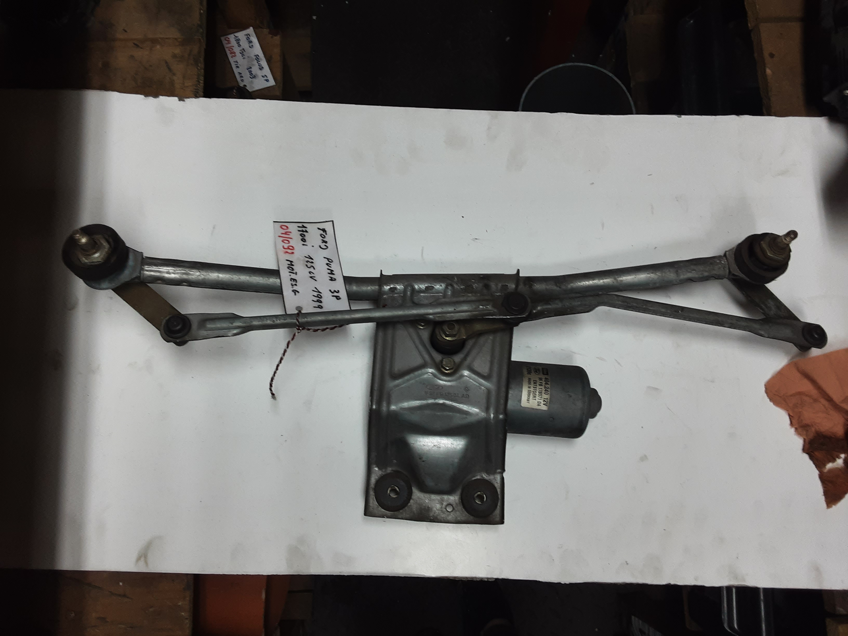 RUITENWISSER MECHANISME Ford PUMA 3/97 &gt; 02