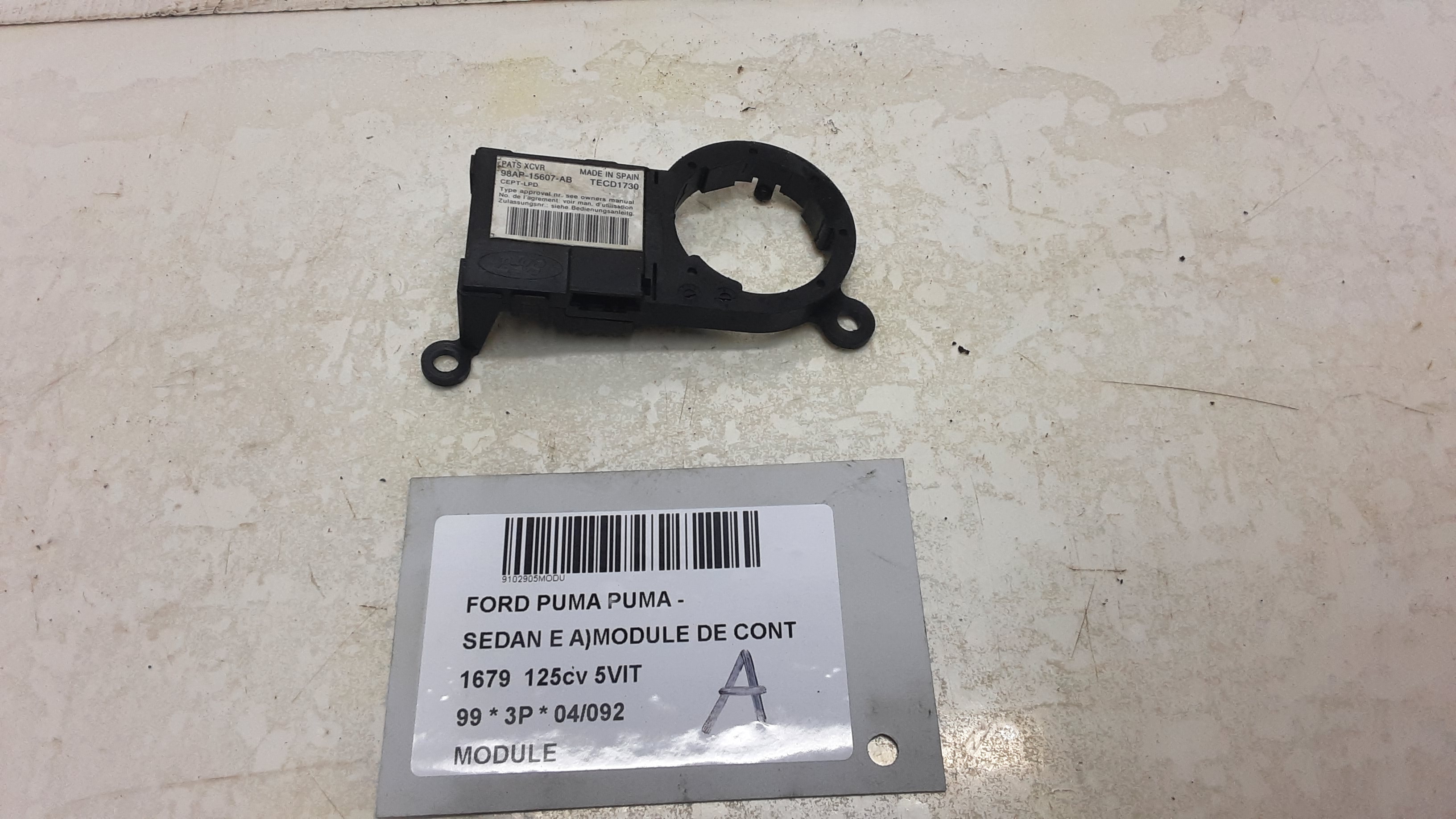MODULE Ford PUMA 3/97 &gt; 02