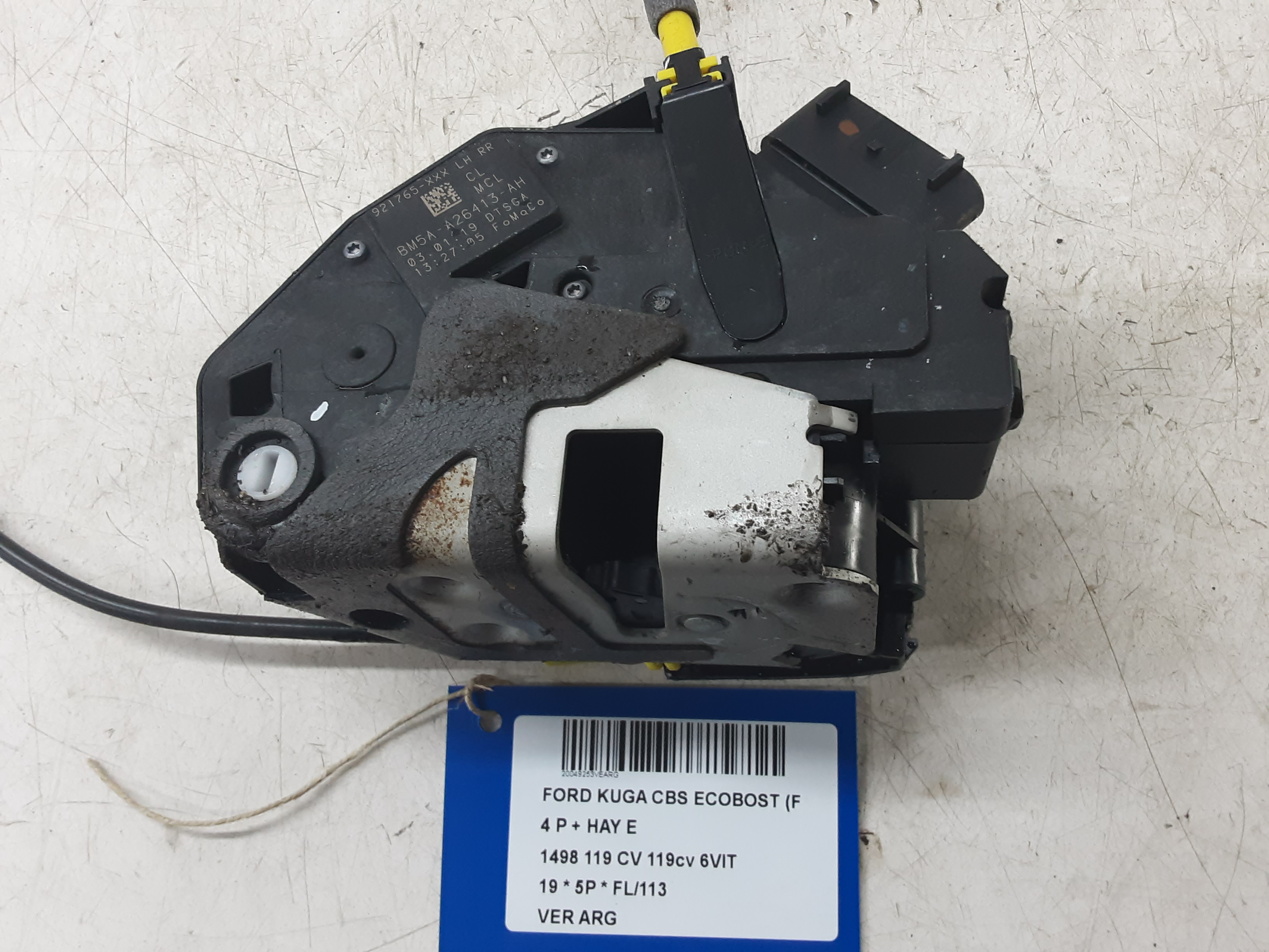 VERROUILLAGE DE PORTE ARRIERE GAUCHE Ford KUGA 11/16 &gt; 20