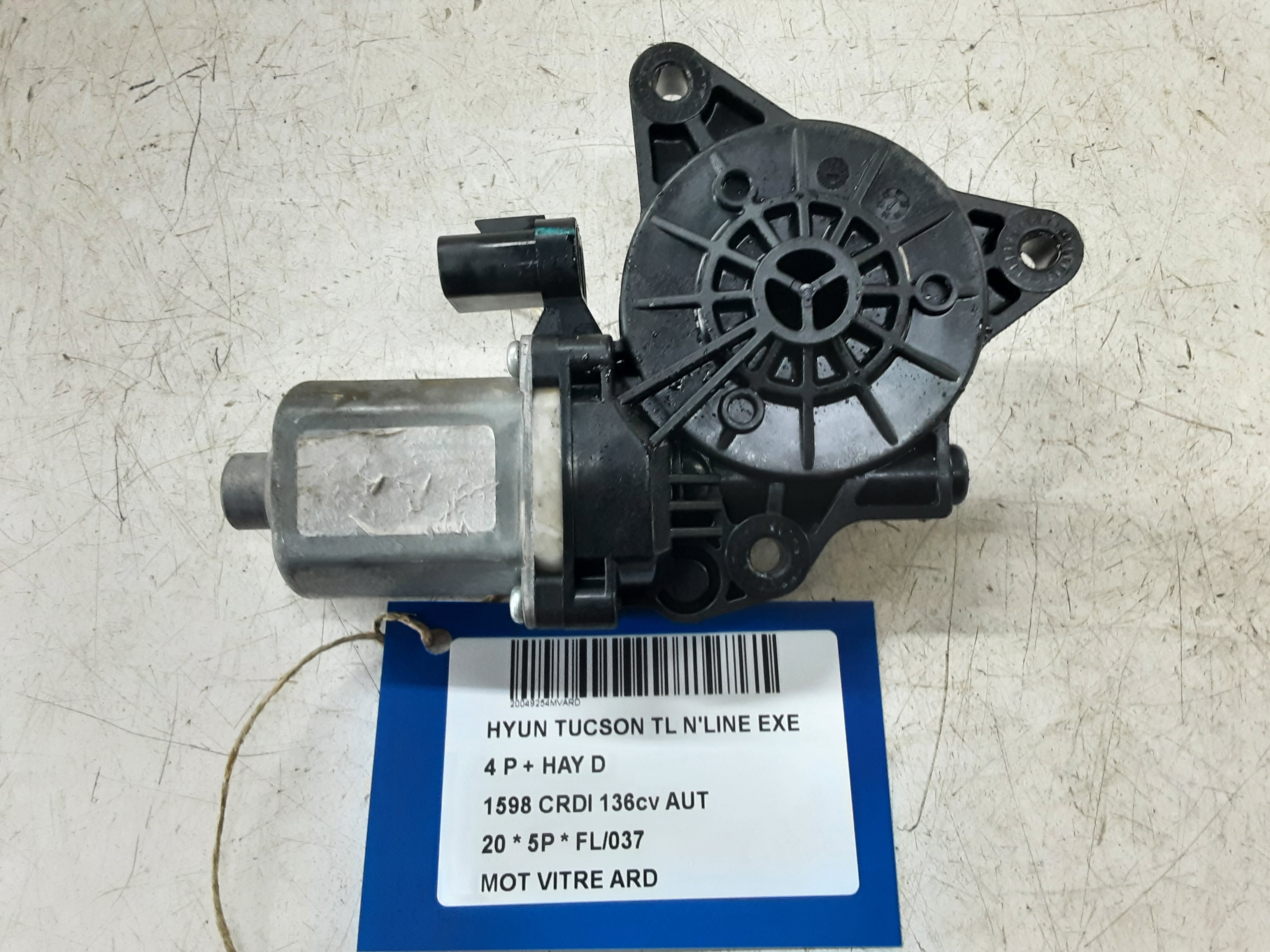 MOTOR RUITMECHANISME ACHTER RECHTS Hyundai TUCSON (2 facelift) 09/18-01/21