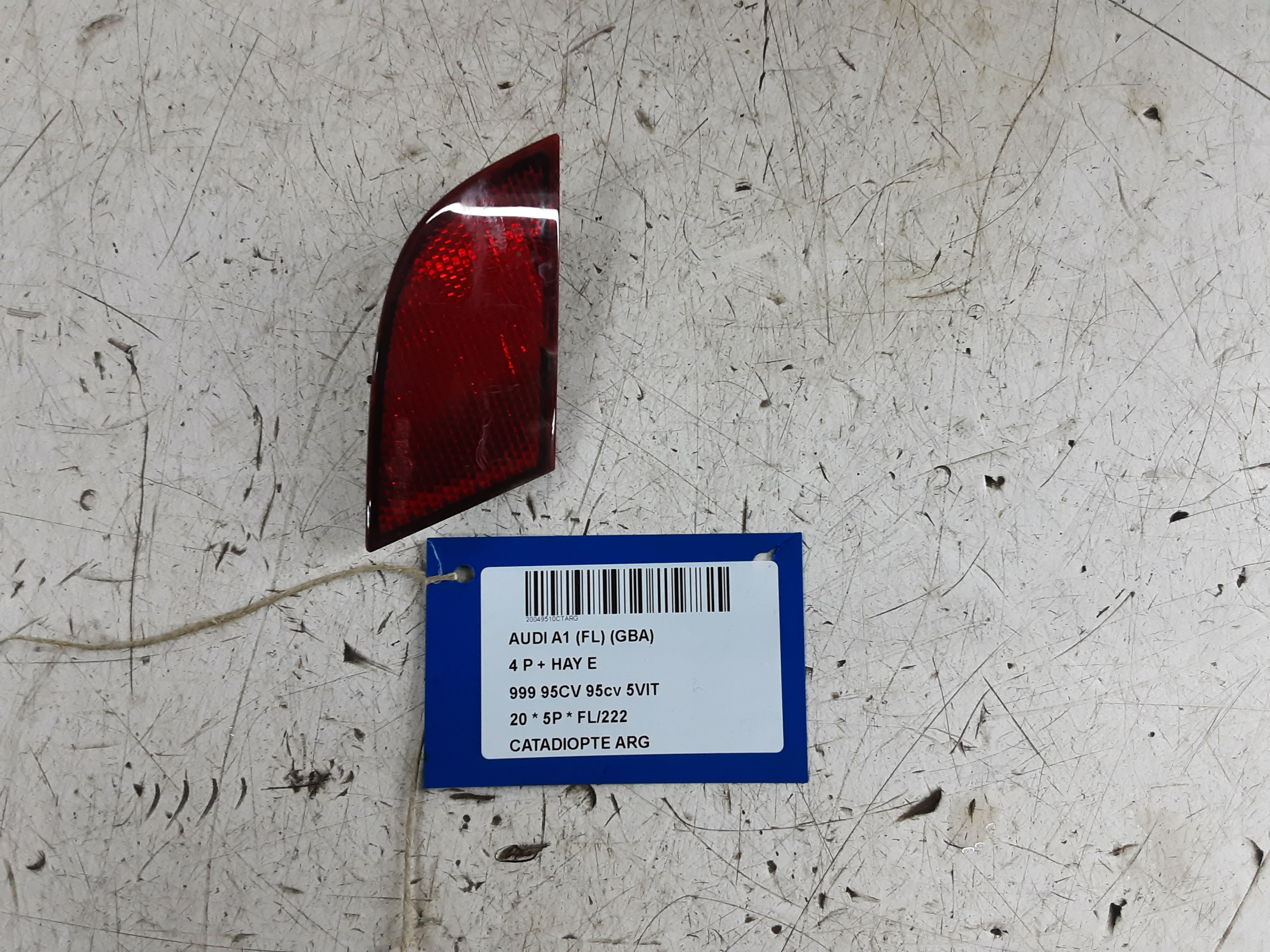 KATOOG ACHTER LINKS Audi A1 12/18+