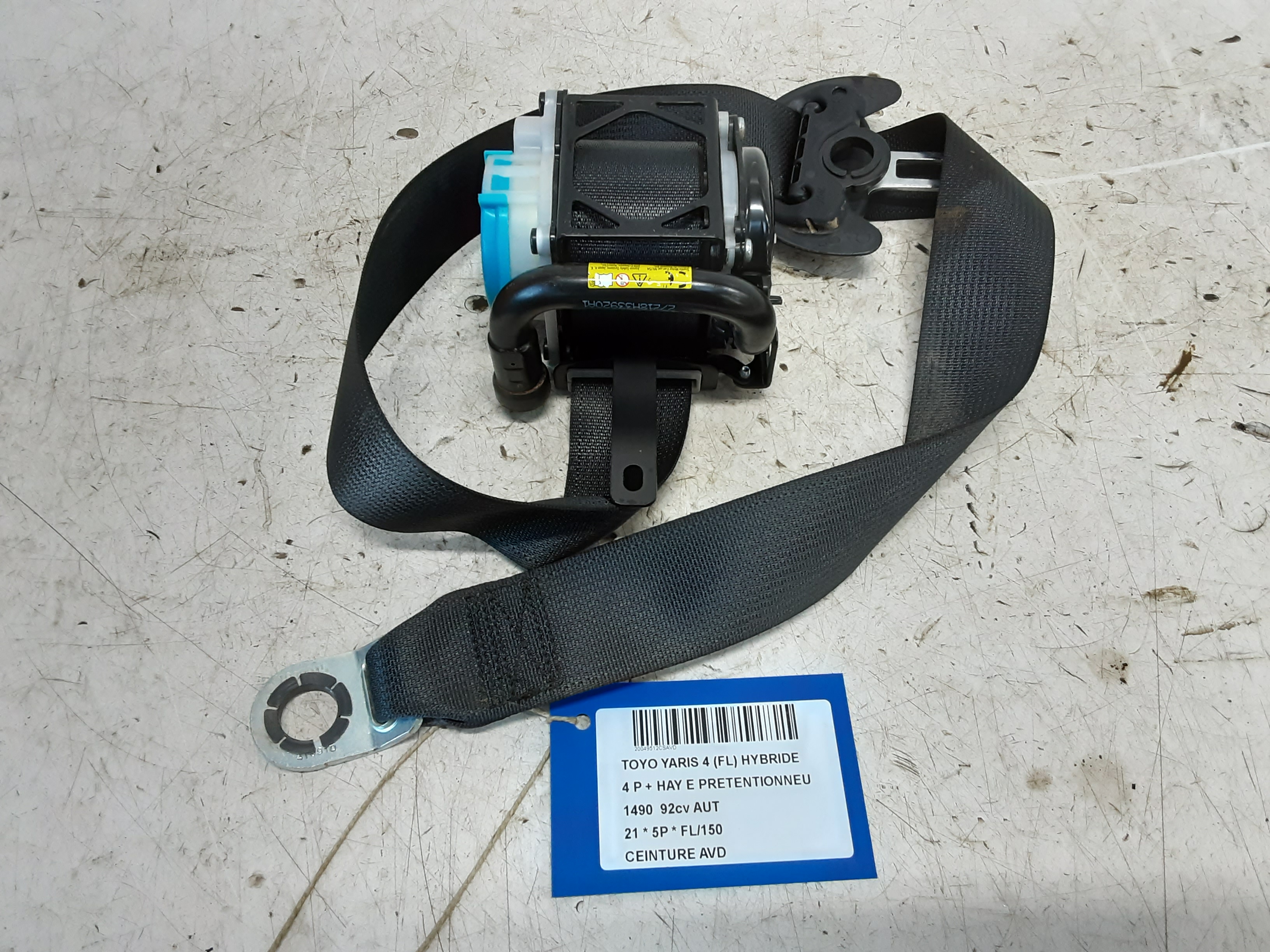 CEINTURE AVANT DROITE Toyota YARIS (6) 2/20+