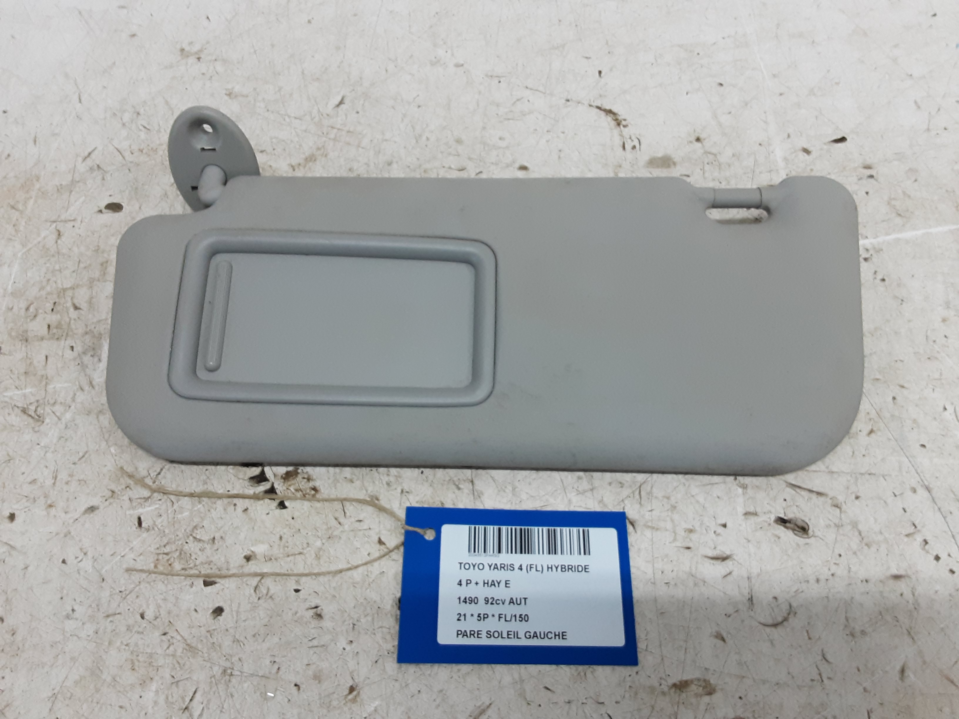 ZONNEKLEP LINKS Toyota YARIS (6) 2/20+