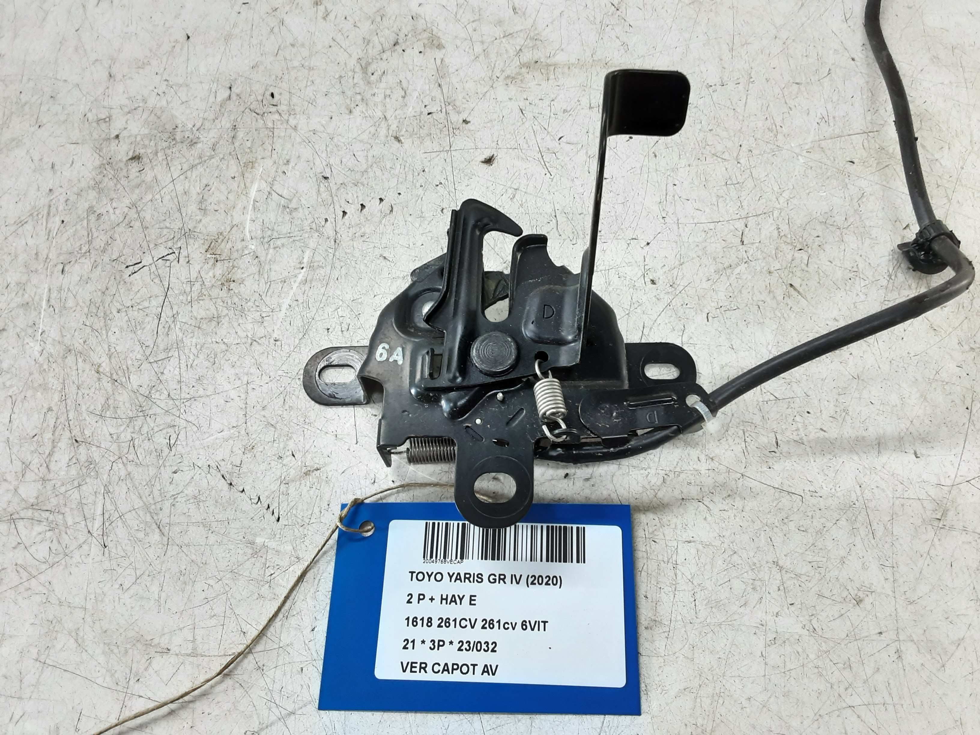 VERROUILLAGE DE CAPOT AVANT Toyota YARIS (6) 2/20+