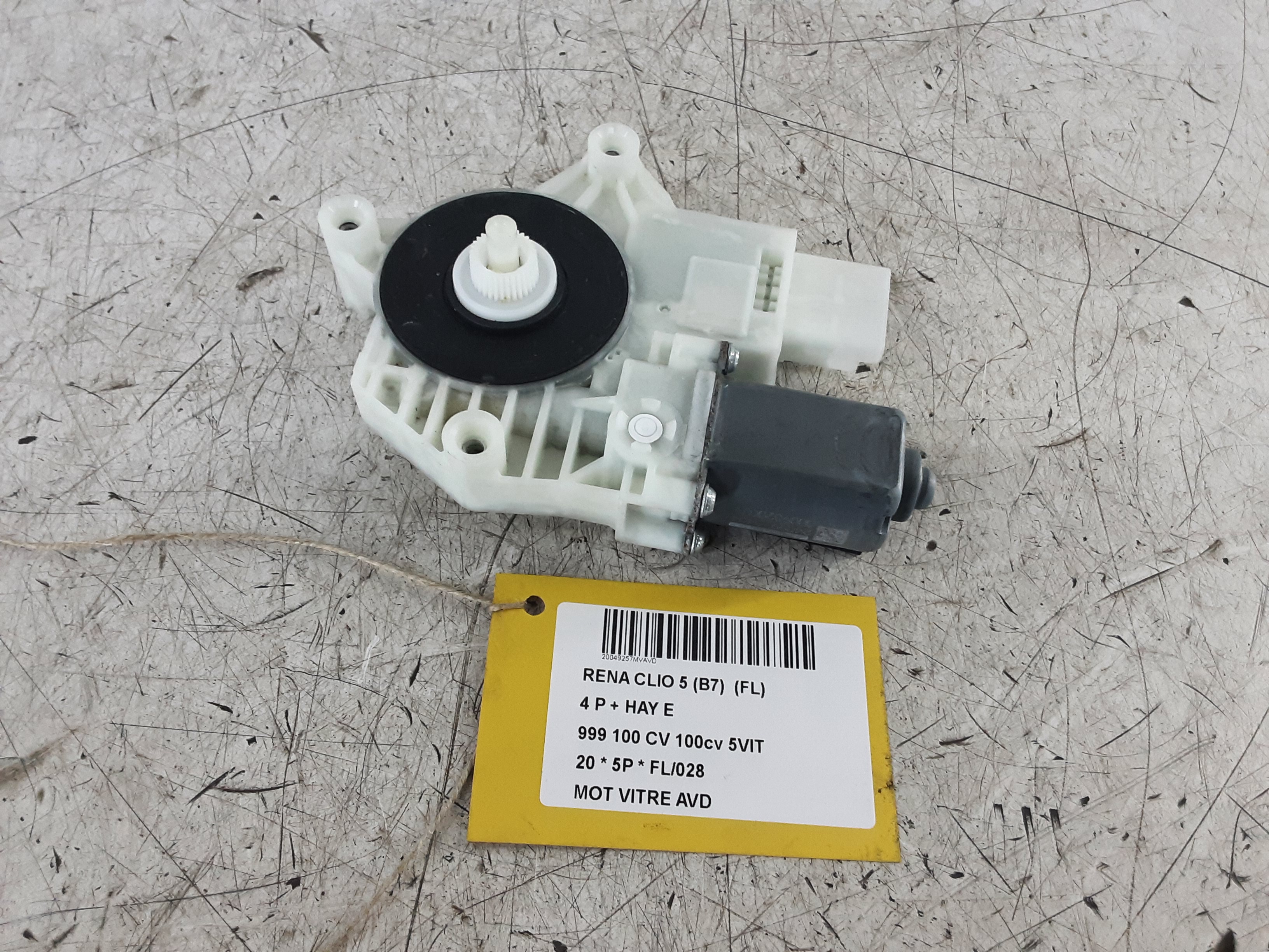 MOTOR RUITMECHANISME VOOR RECHTS Renault CLIO V 06/19+